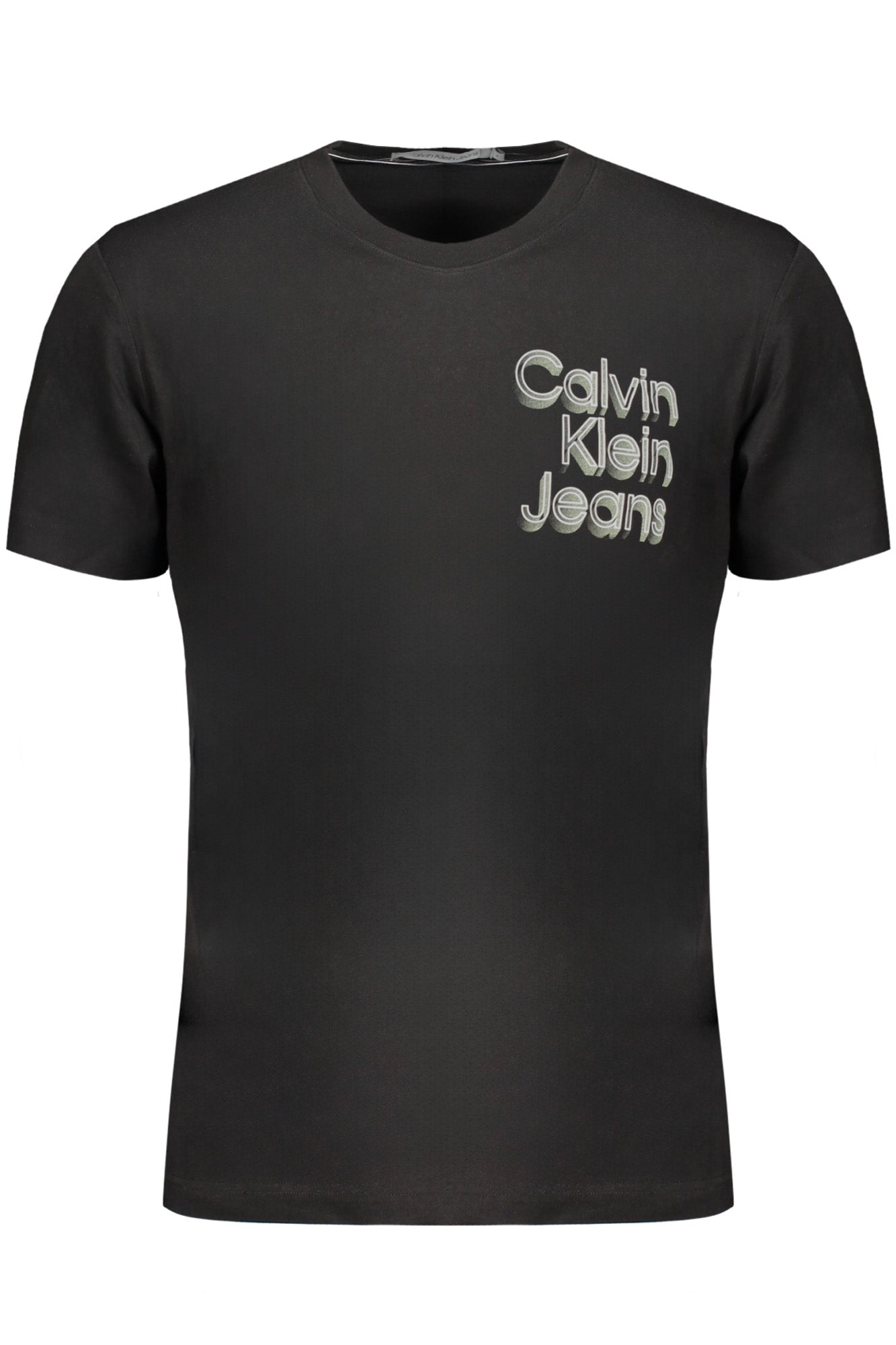 CALVIN KLEIN МЪЖКА ТЕНИСКА С КЪС РЪКАВ ЧЕРНА-0