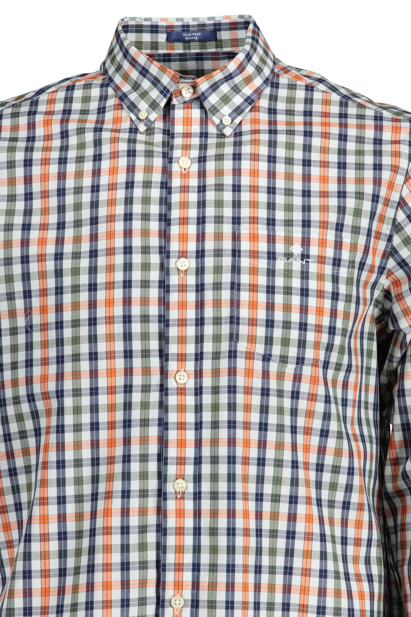 GANT МЪЖКА ЗЕЛЕНА РИЗА С ДЪЛЪГ РЪКАВ-2