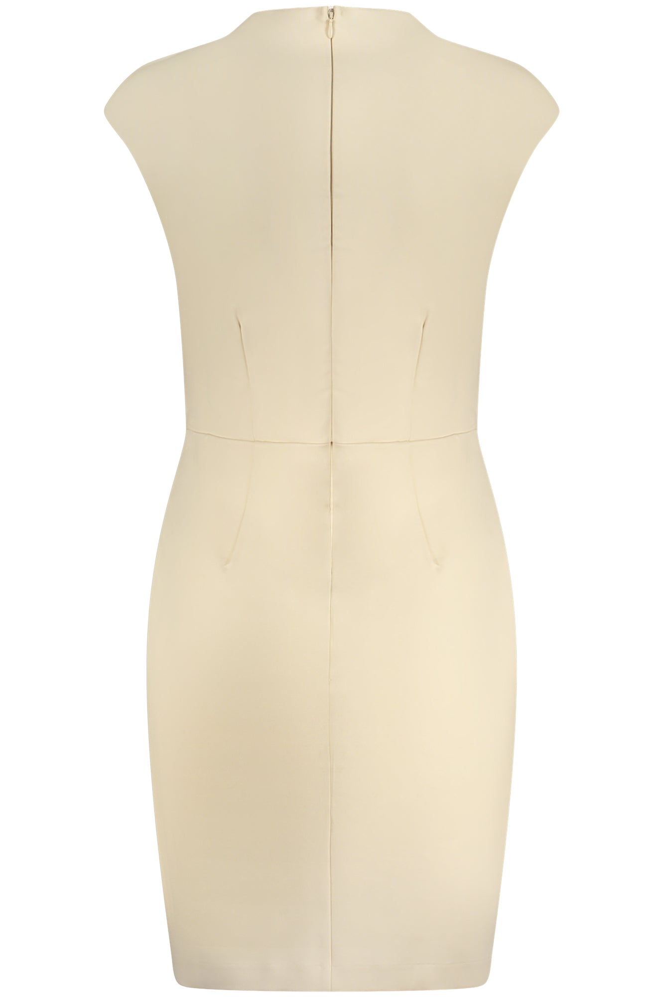 GUESS JEANS КЪСА РОКЛЯ ДАМСКА БЕЖОВА-1