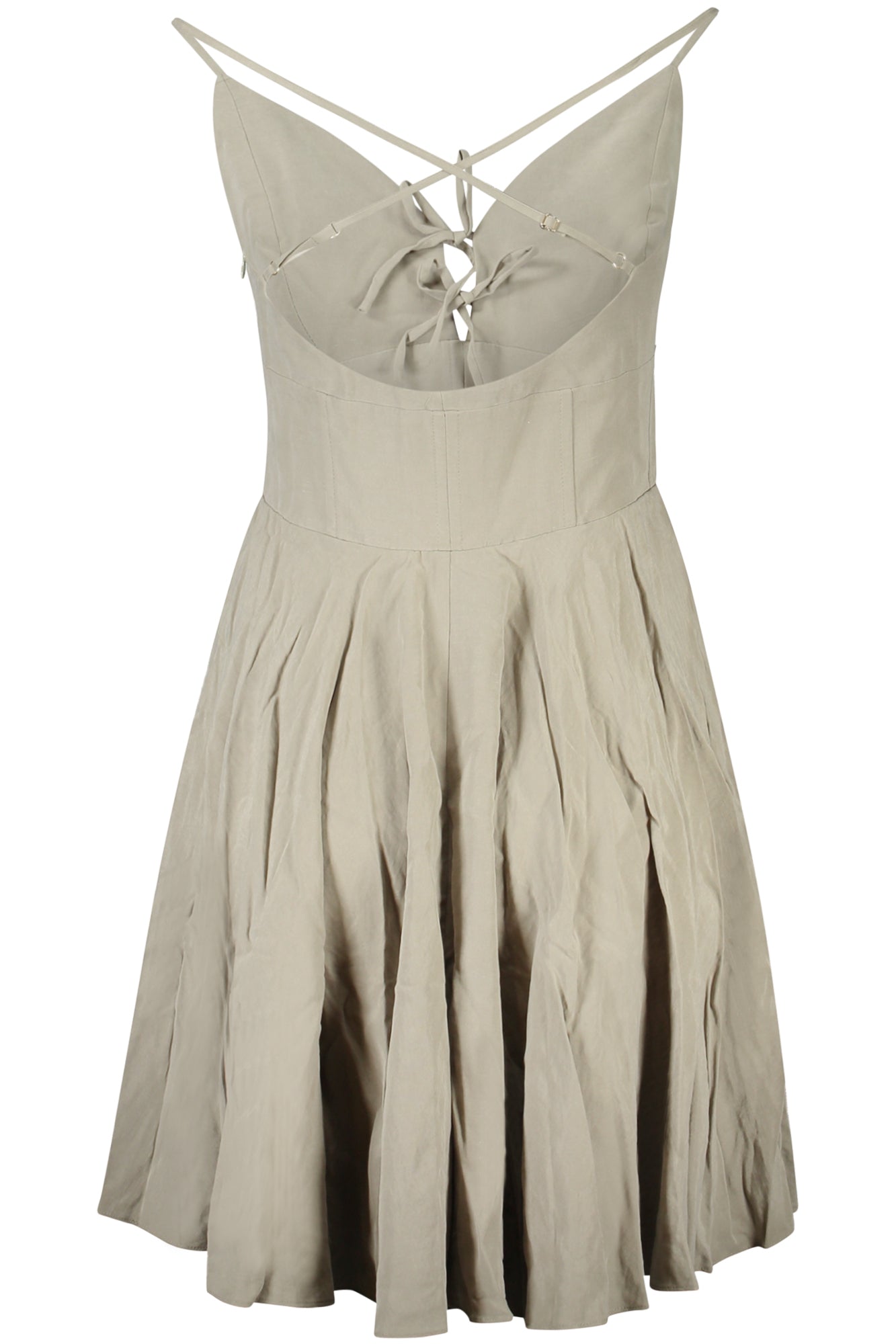 GUESS JEANS КЪСА РОКЛЯ ДАМСКА ЗЕЛЕНА-1