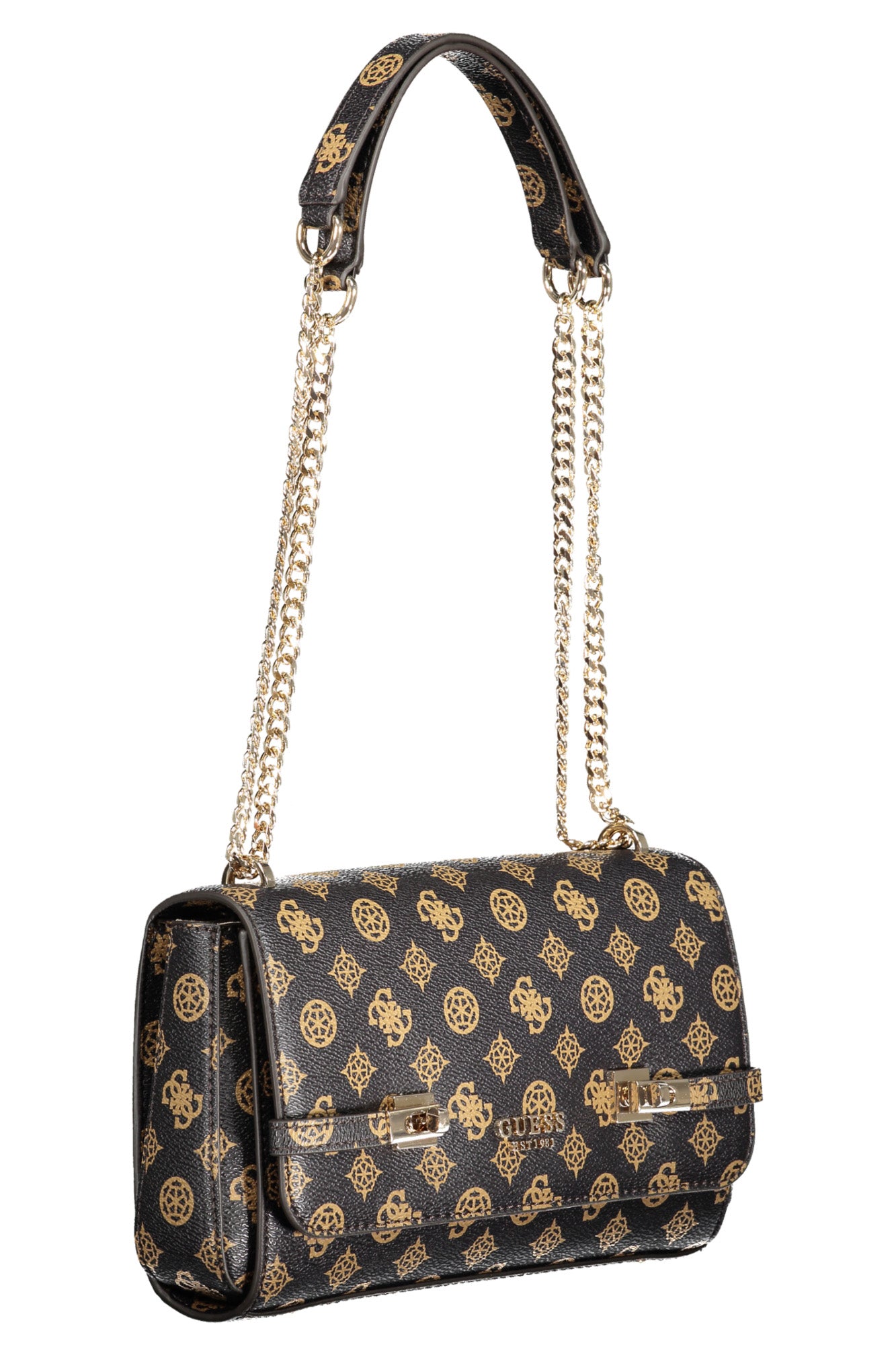 GUESS JEANS КАФЯВА ДАМСКА ЧАНТА-2