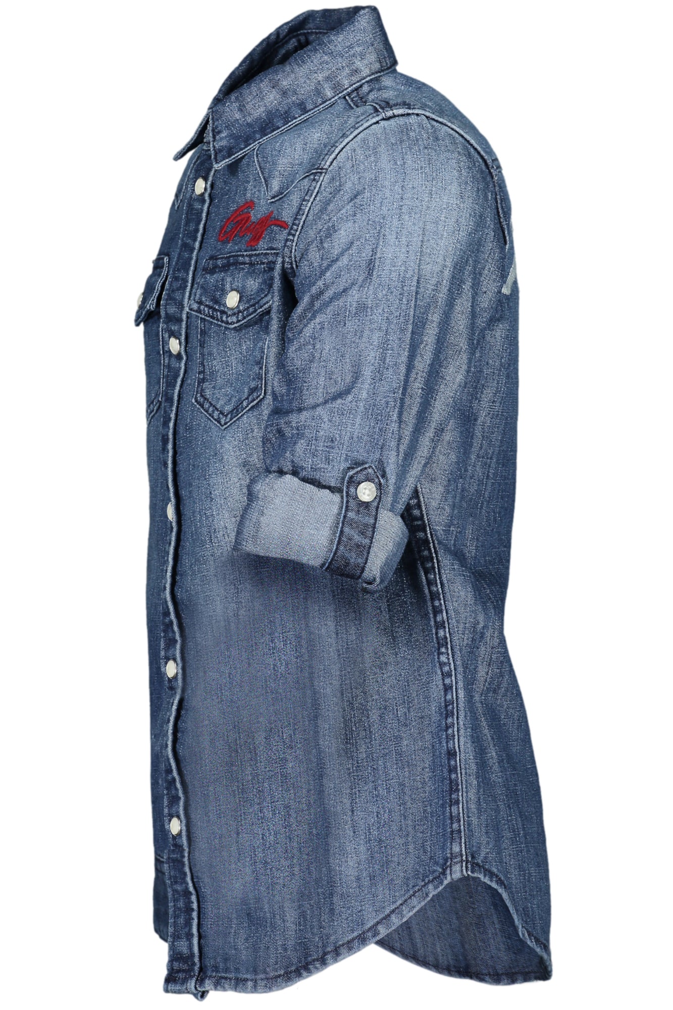 GUESS JEANS РИЗА С ДЪЛЪГ РЪКАВ ЗА МОМИЧЕТА СИНЯ-2