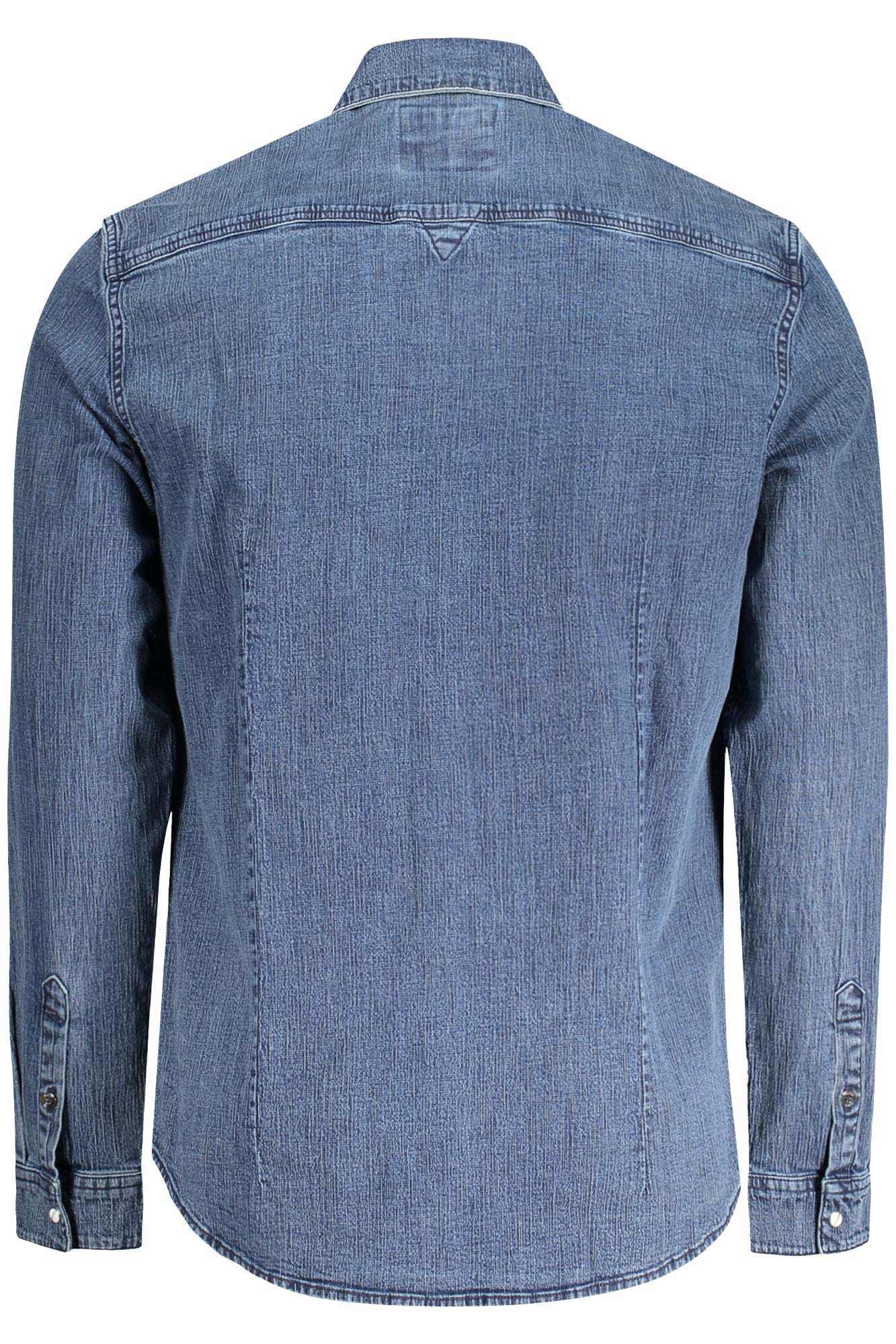 МЪЖКА РИЗА С ДЪЛЪГ РЪКАВ GUESS JEANS СИНЯ-1