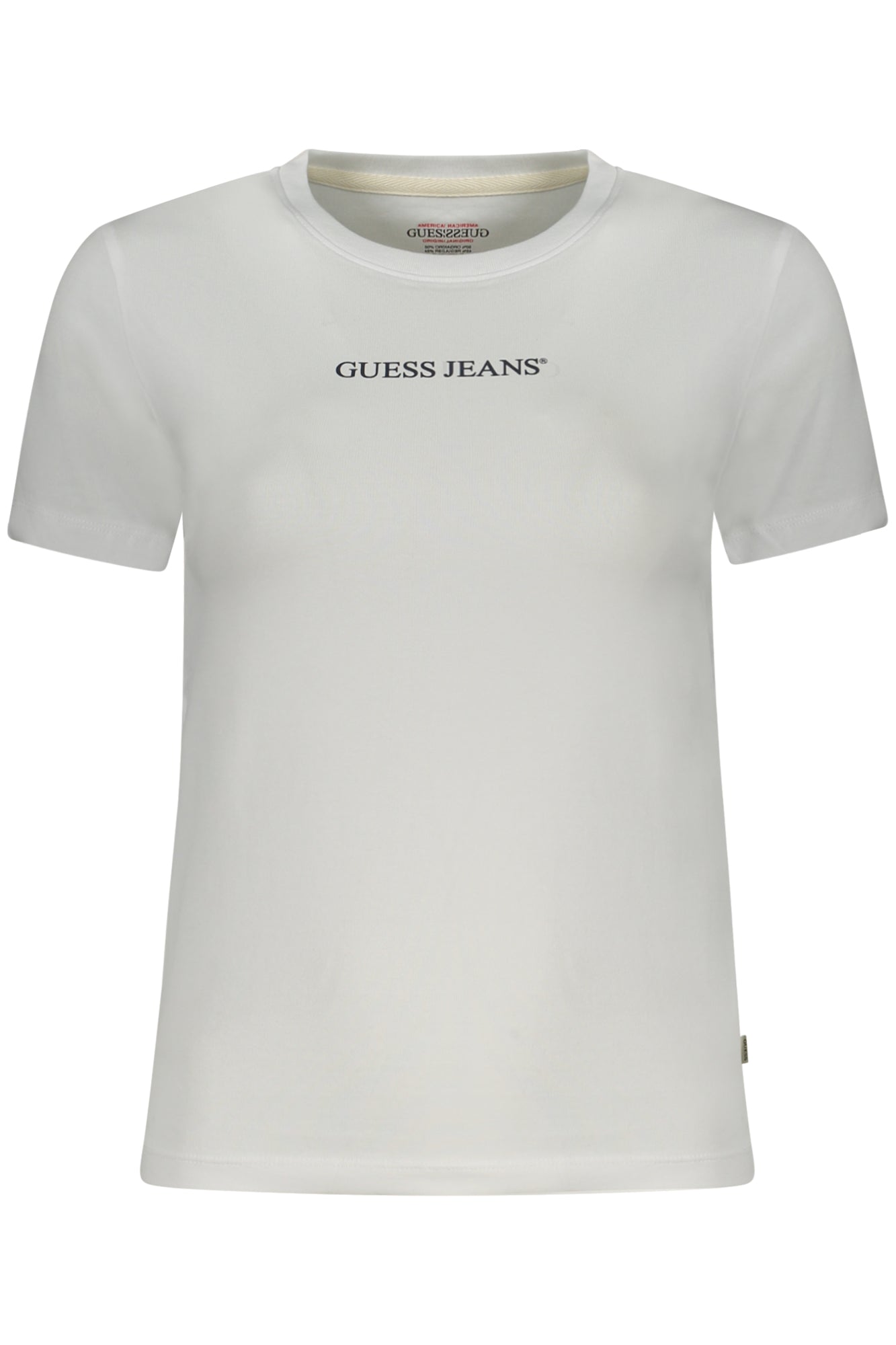 GUESS JEANS ДАМСКА ТЕНИСКА С КЪС РЪКАВ БЯЛА-0