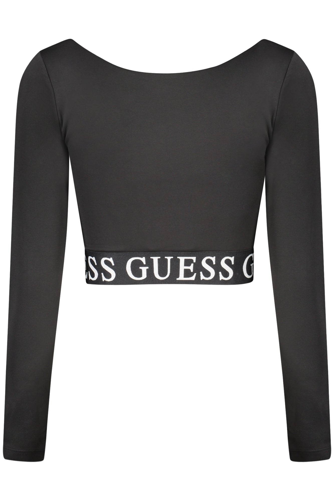 GUESS JEANS ТЕНИСКА С ДЪЛЪГ РЪКАВ ДАМСКА ЧЕРНА-1