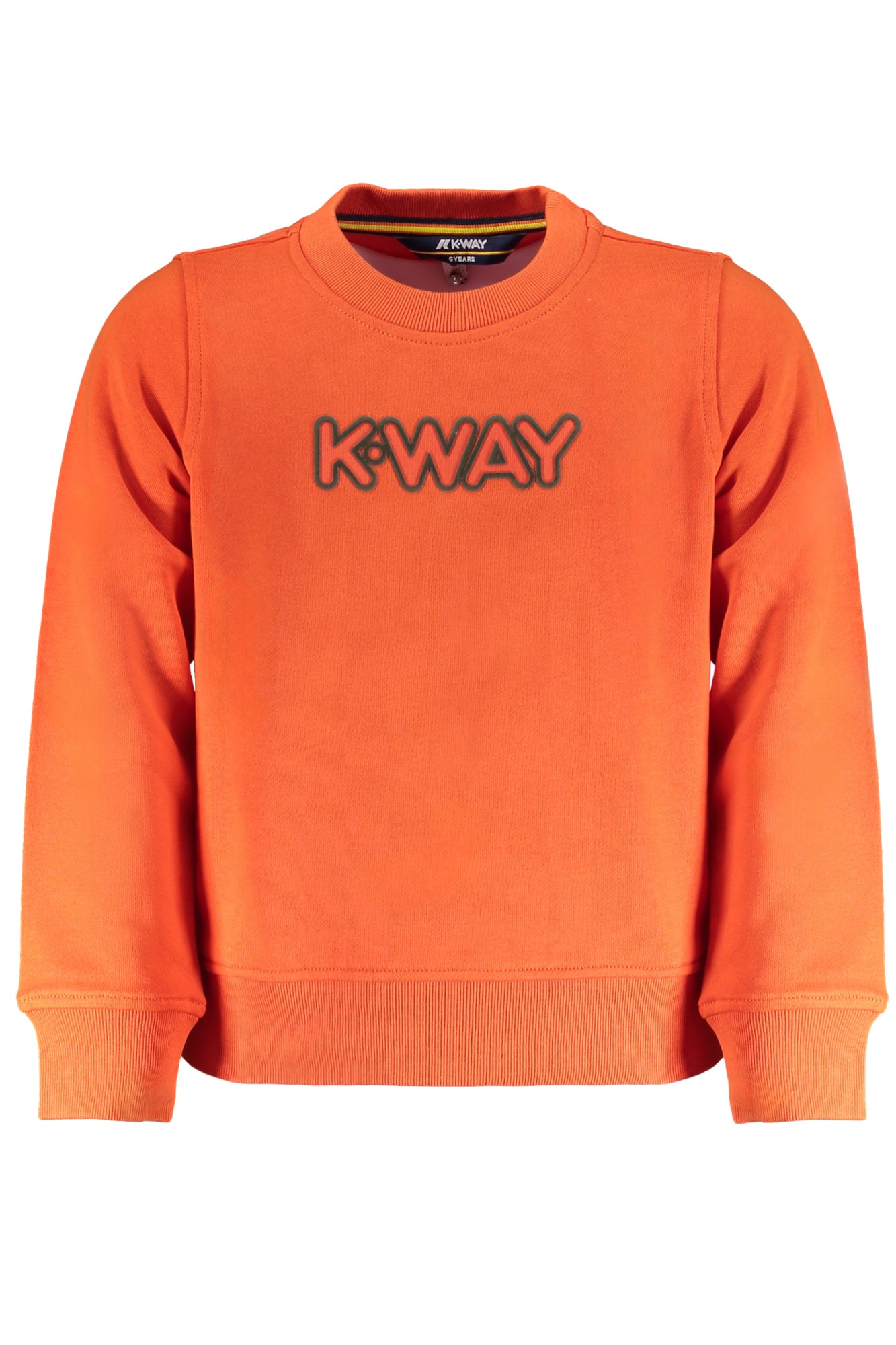 ДЕТСКИ СУИТШЪТ БЕЗ ЦИП K-WAY ОРАНЖЕВ-0
