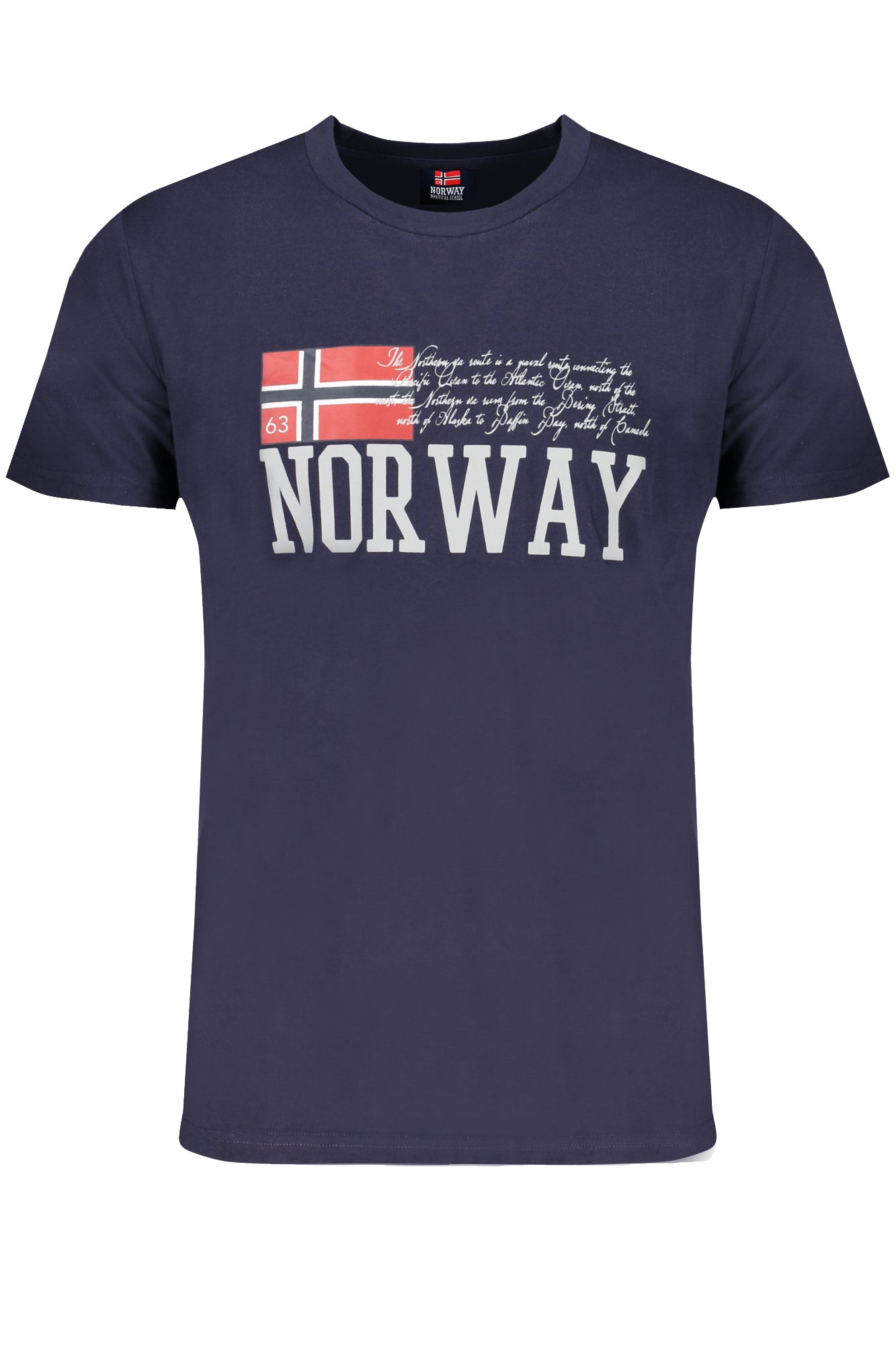 NORWAY 1963 МЪЖКА ТЕНИСКА С КЪС РЪКАВ СИНЯ-0