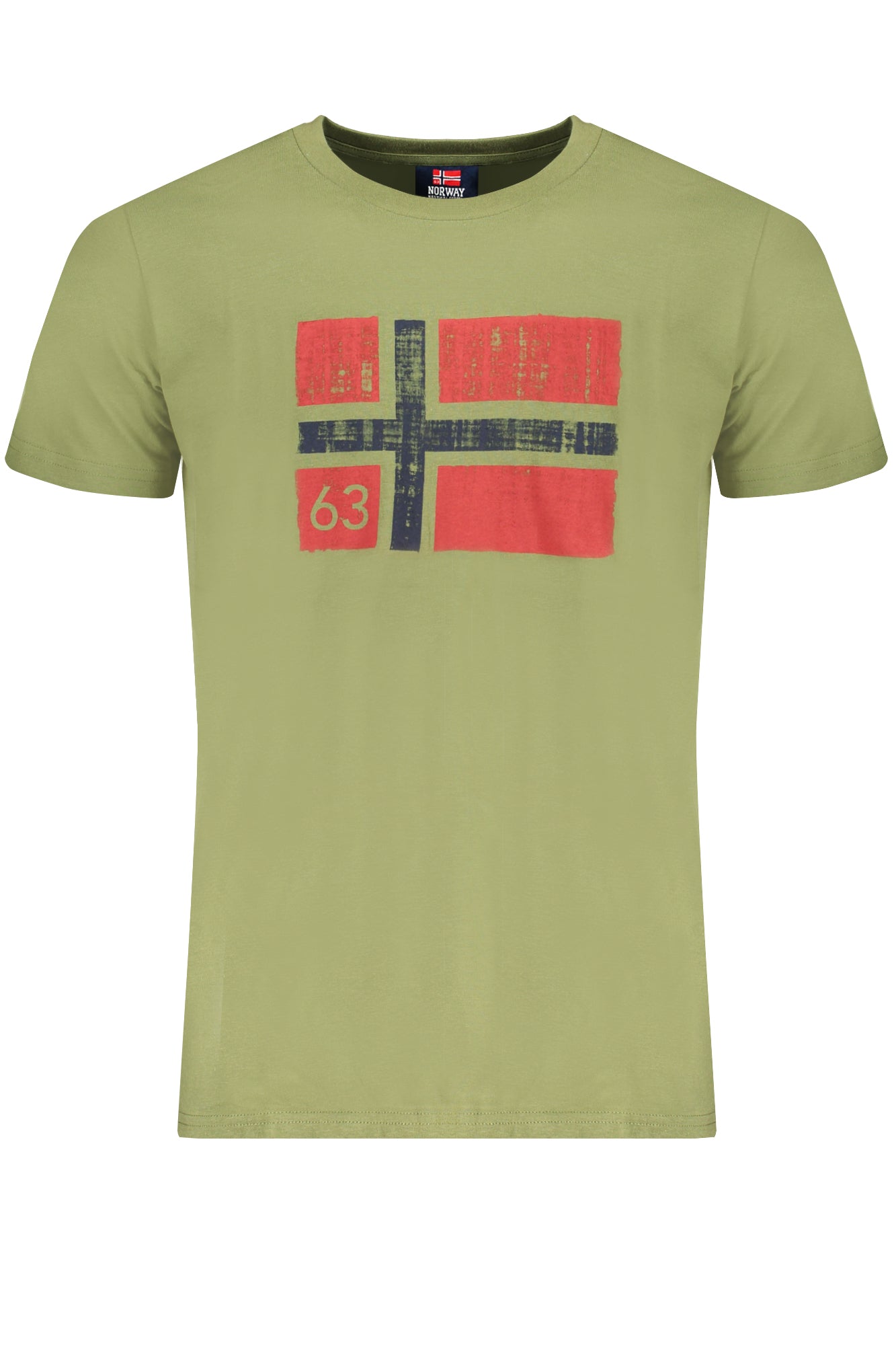 NORWAY 1963 ЗЕЛЕНА МЪЖКА ТЕНИСКА С КЪС РЪКАВ-0