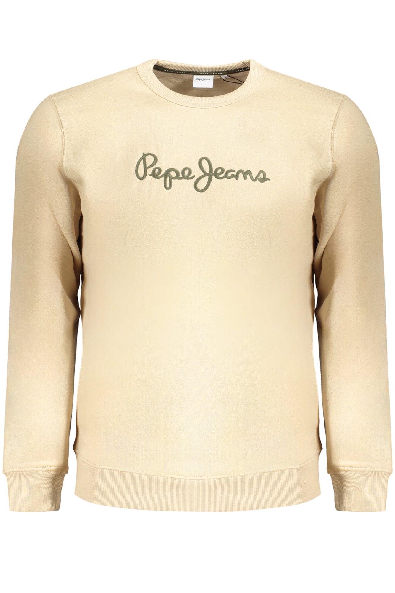 PEPE JEANS БЕЖОВ МЪЖКИ СУИТШЪР БЕЗ ЦИП-0