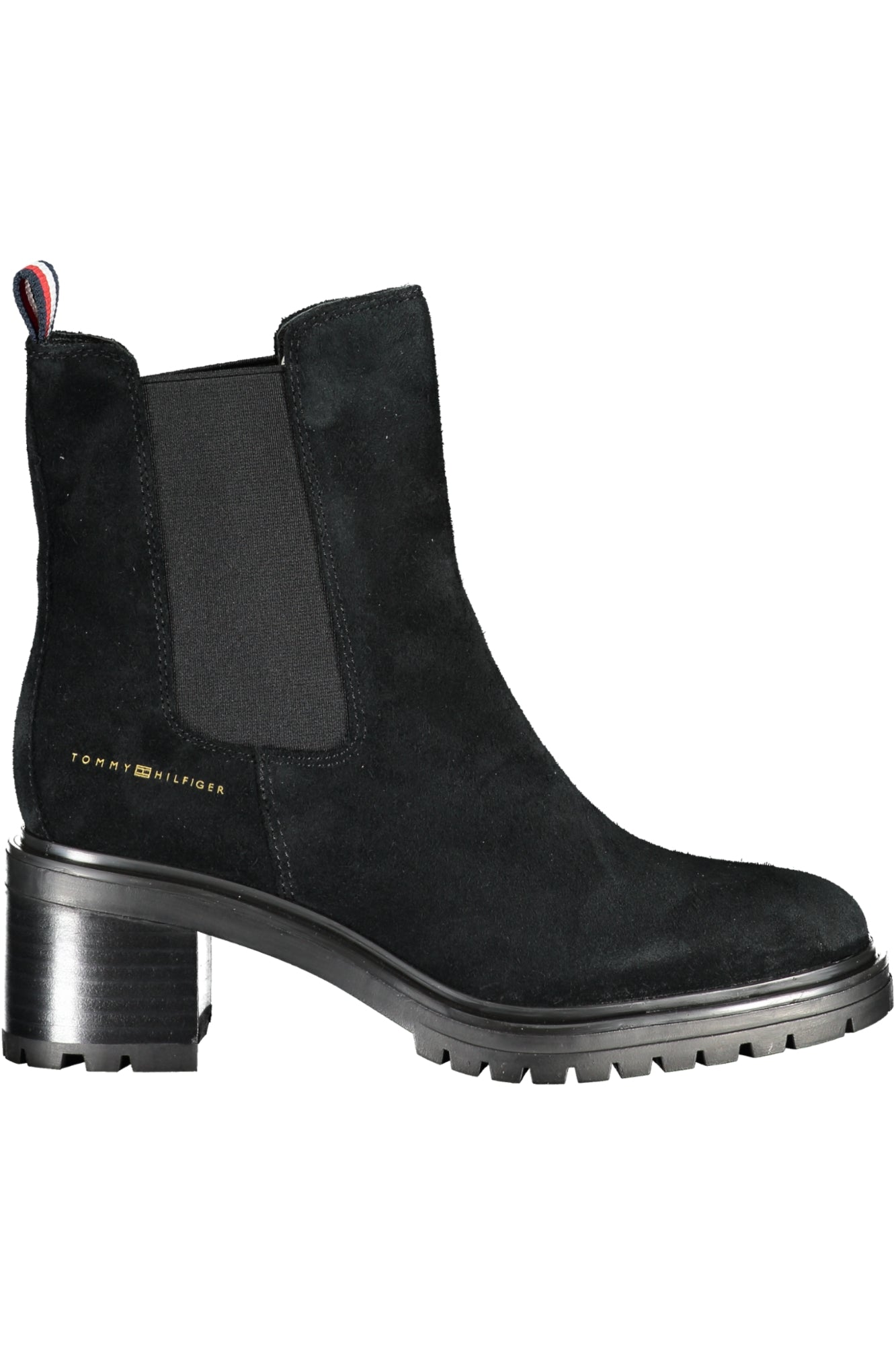 ЧЕРНИ ДАМСКИ БОТУШКИ TOMMY HILFIGER-0