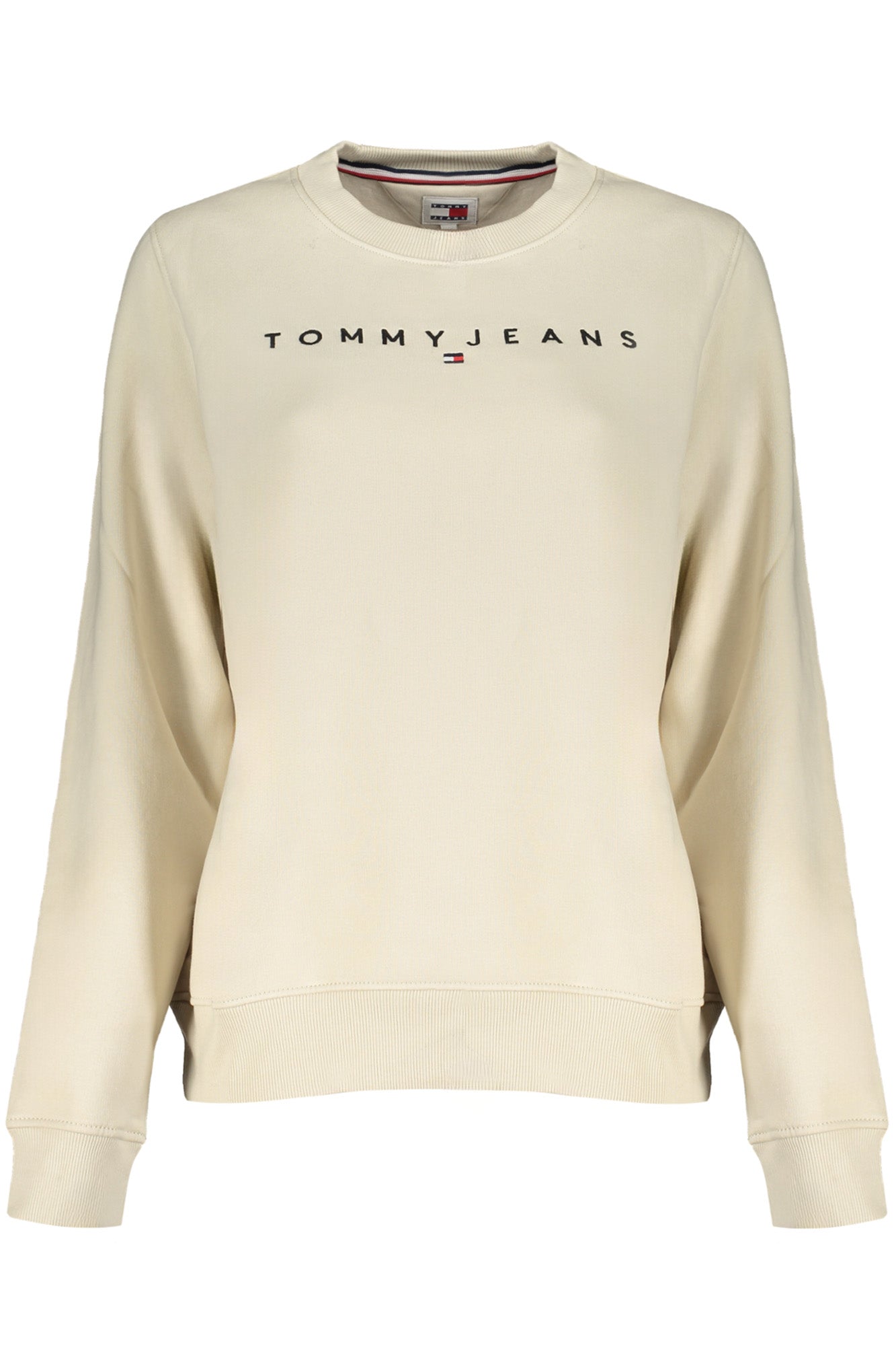 TOMMY HILFIGER ДАМСКИ СУИТШЪТ БЕЗ ЦИП БЕЖОВ-0