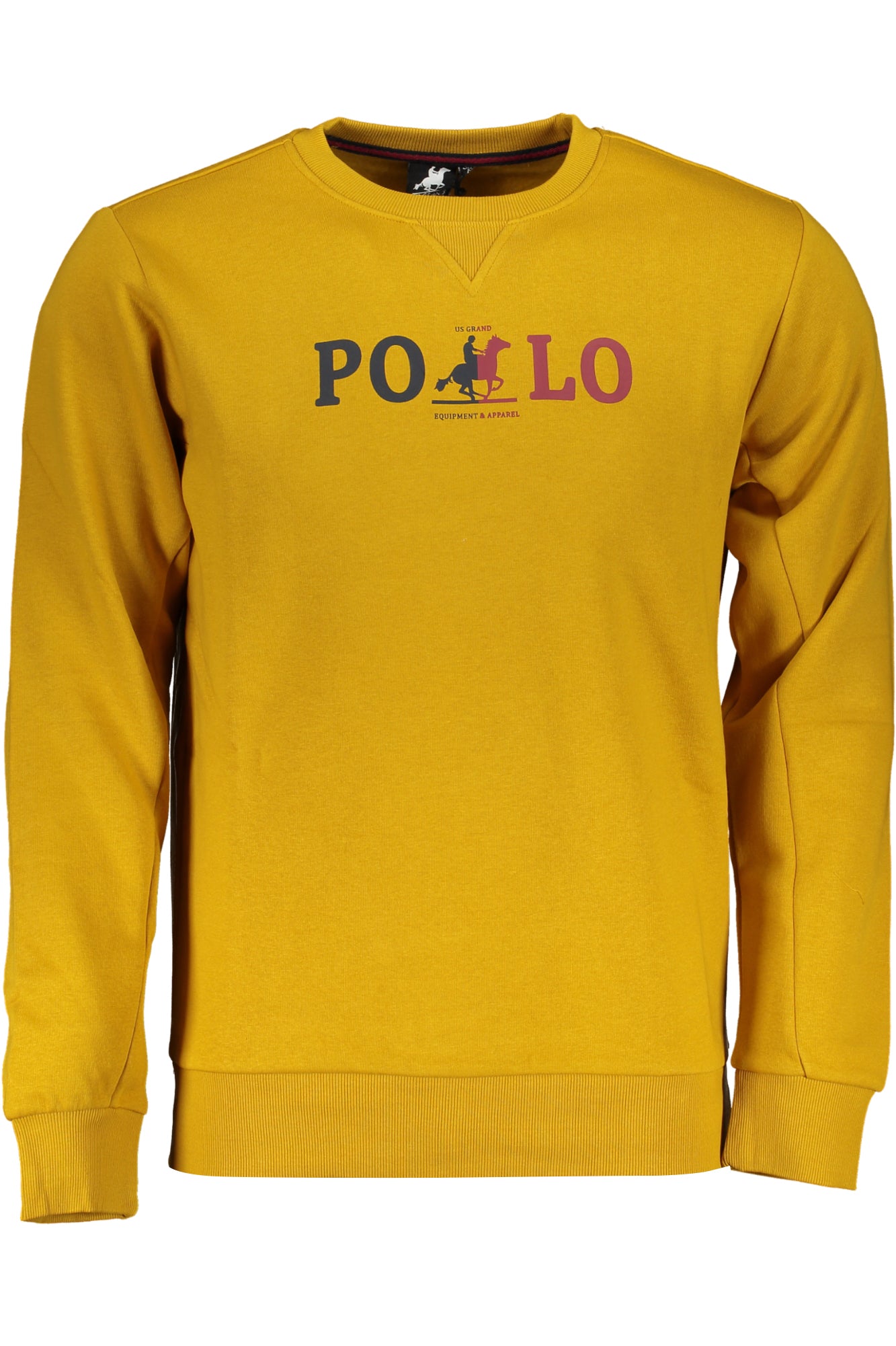МЪЖКИ ЖЪЛТ СУИТШЪР БЕЗ ЦИП US GRAND POLO-0