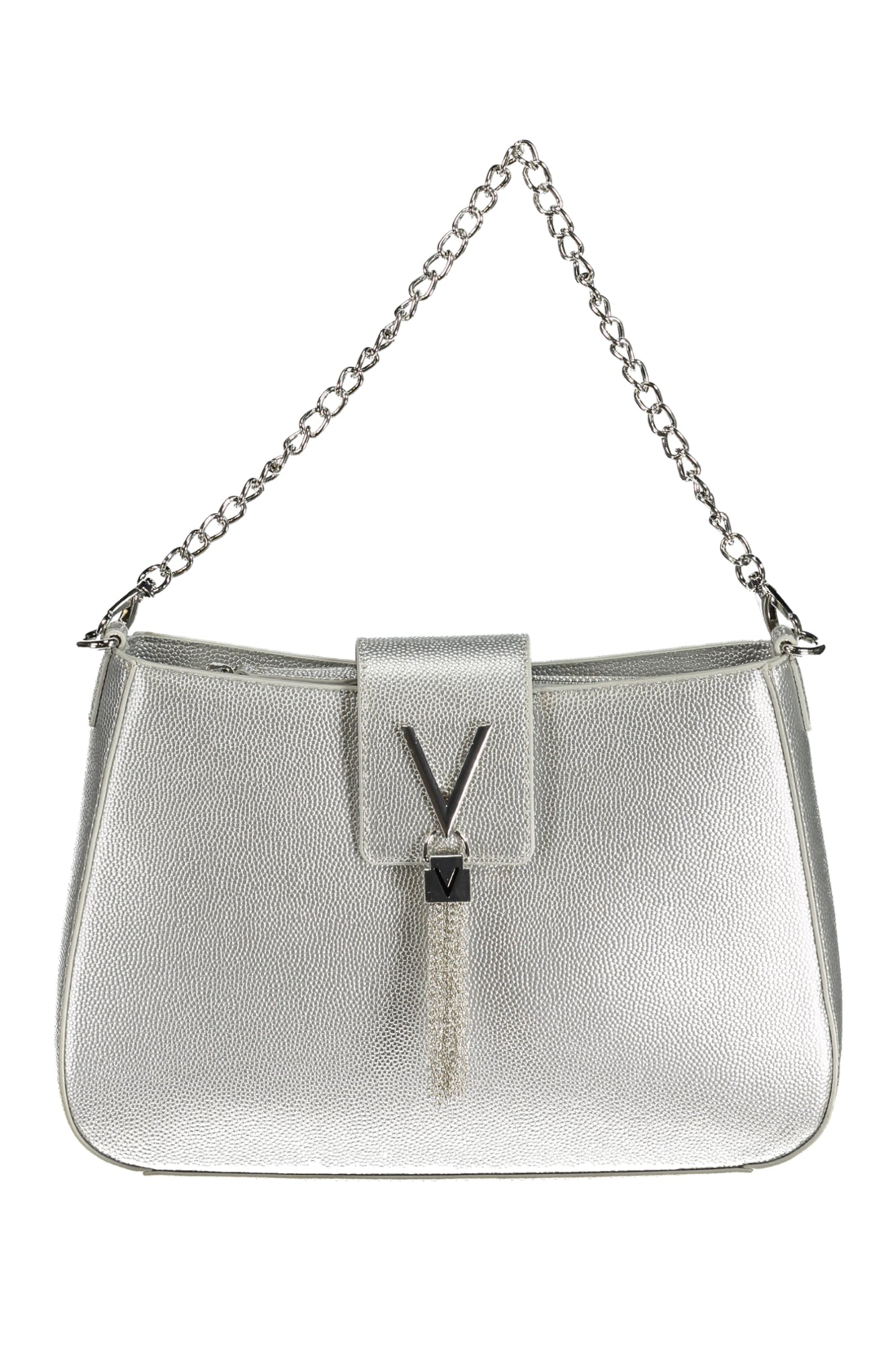 VALENTINO BAGS ДАМСКА ЧАНТА СРЕБРИСТА-0