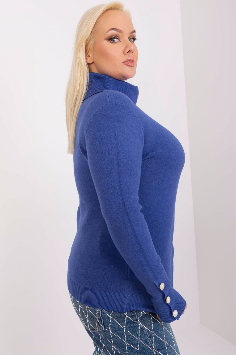 Джемпер плюс размер model 190077 Factory Price-1