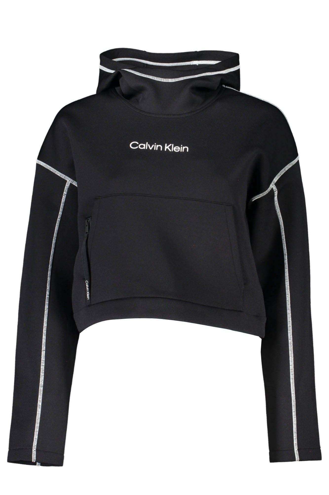 CALVIN KLEIN ДАМСКИ СУИТШЪР БЕЗ ЦИП ЧЕРЕН-0
