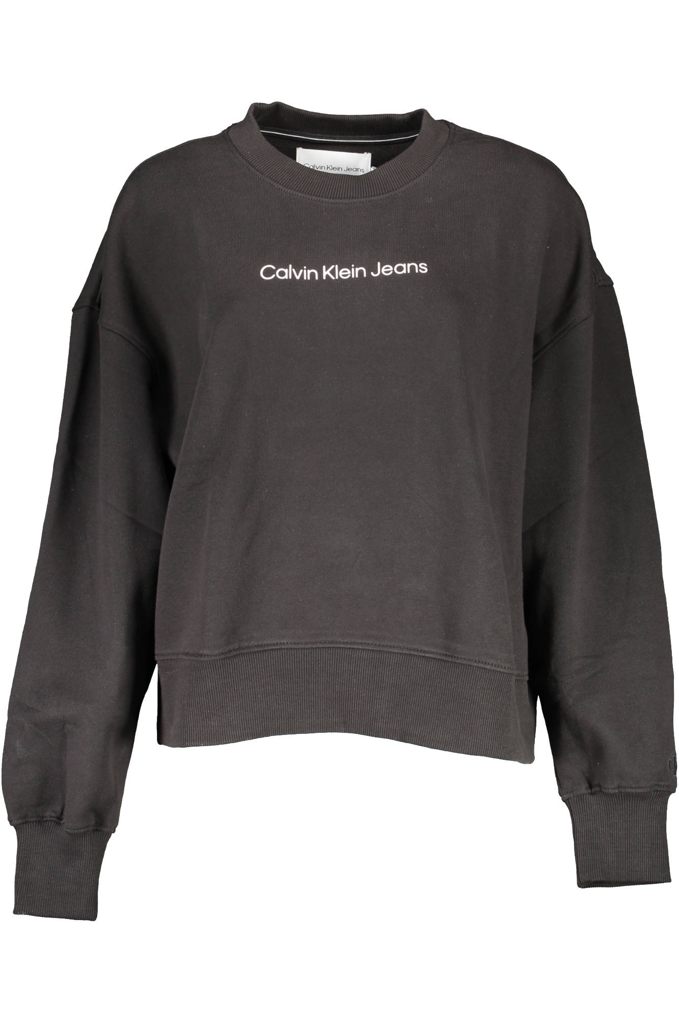 CALVIN KLEIN ДАМСКИ СУИТШЪР БЕЗ ЦИП ЧЕРЕН-0