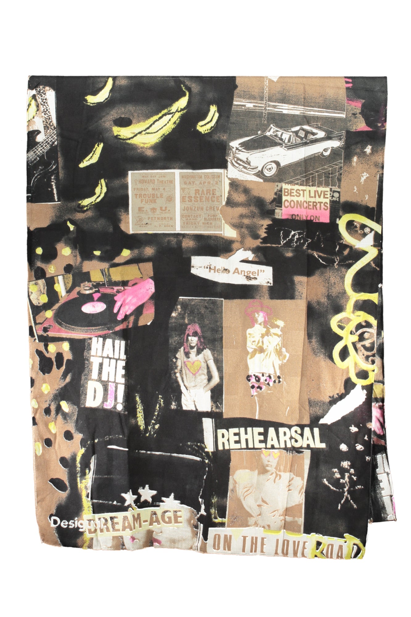 ЧЕРЕН ДАМСКИ ШАЛ DESIGUAL-1