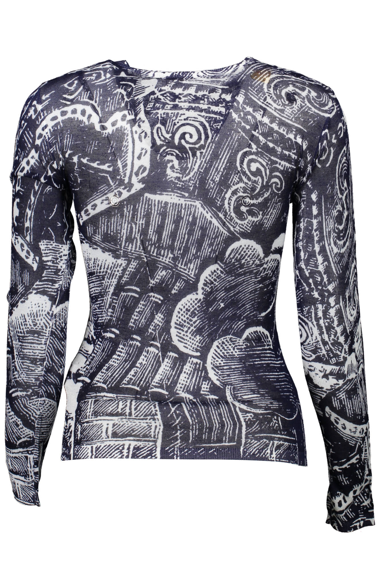 ДАМСКИ СИН ПУЛОВЕР DESIGUAL