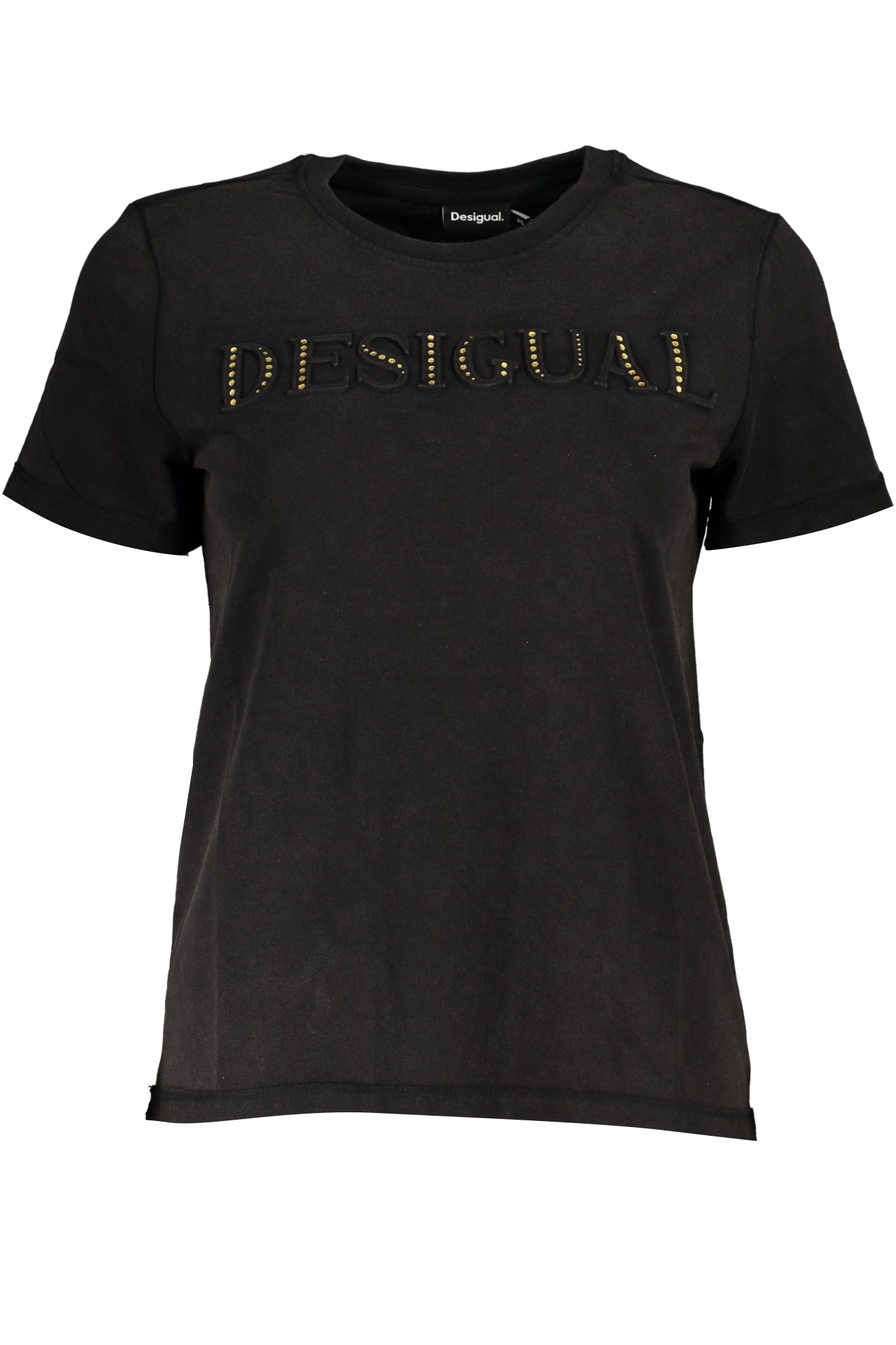 ДАМСКА ТЕНИСКА С КЪС РЪКАВ DESIGUAL ЧЕРНА-0