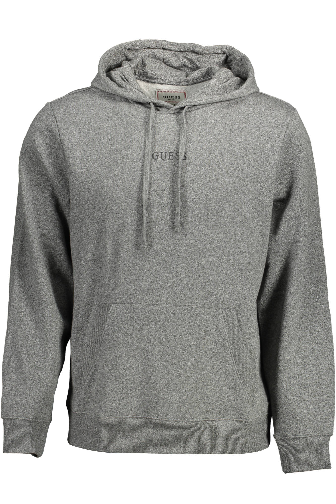 GUESS JEANS СУИТШИТ БЕЗ ЦИП МЪЖКИ СИВ