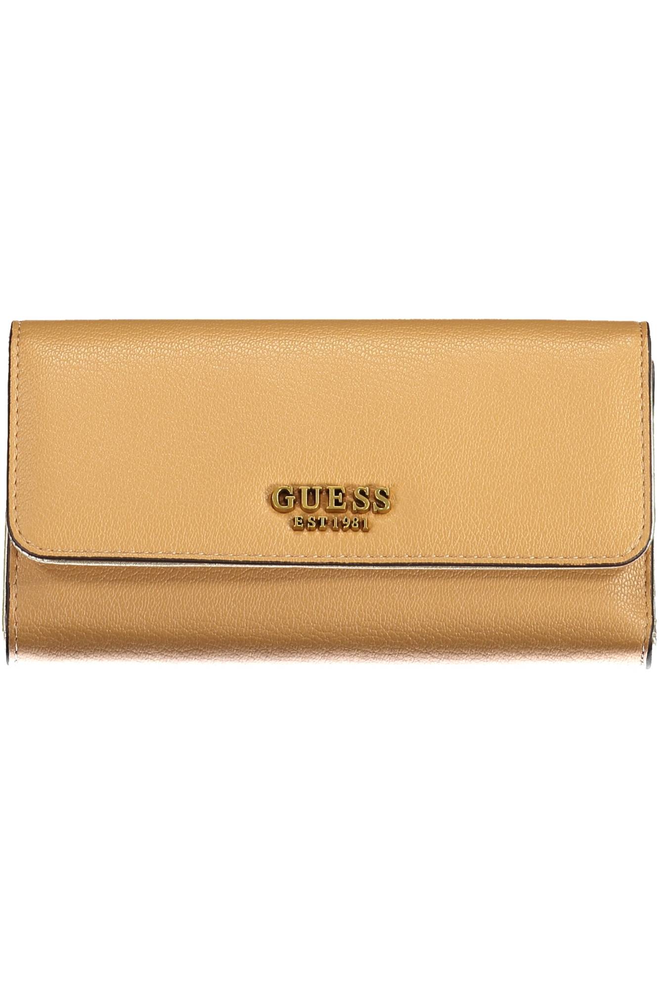 GUESS JEANS ДАМСКИ БЕЖОВ ПОРТМОНЕ