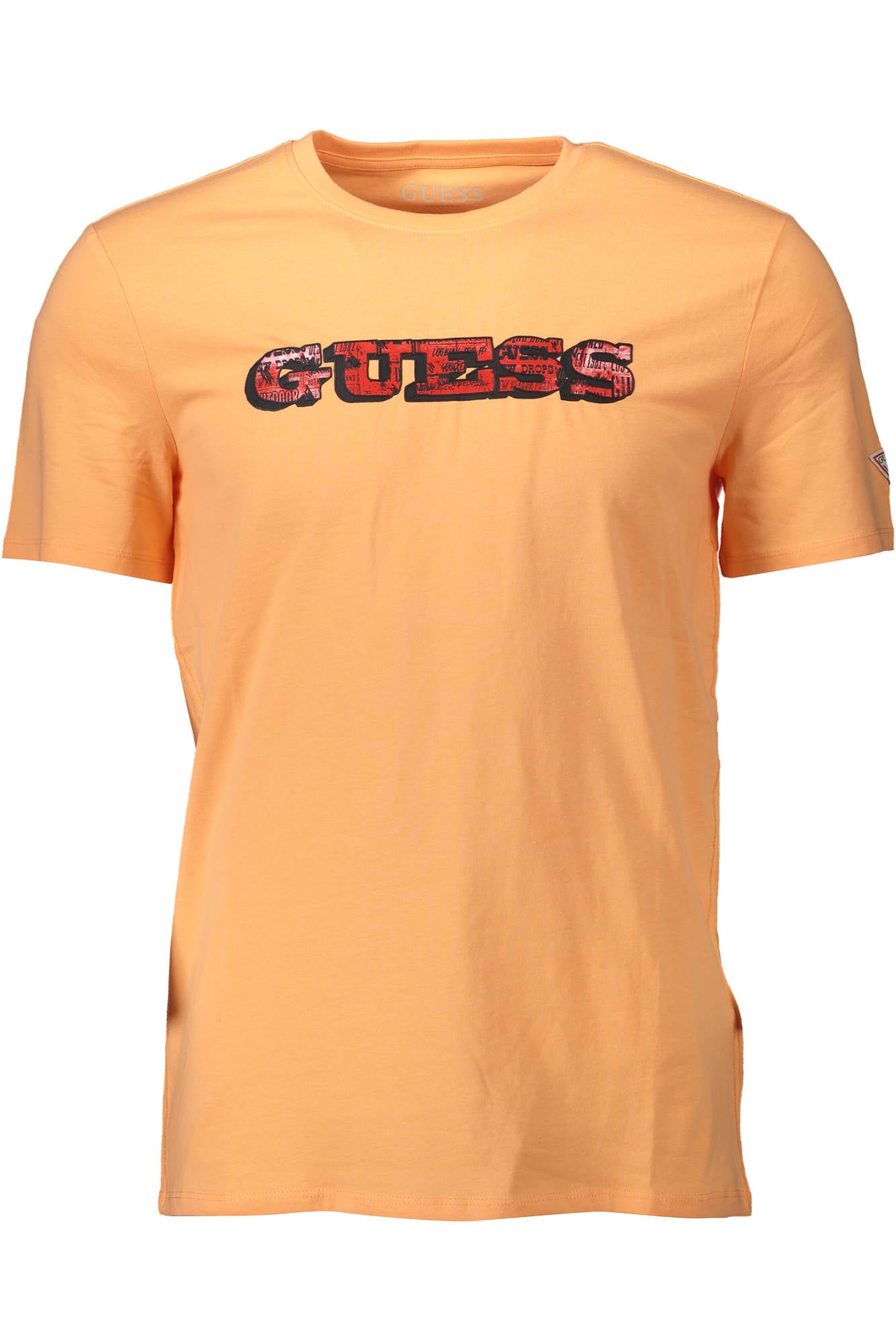 GUESS JEANS МЪЖКА ТЕНИСКА С КЪС РЪКАВ ОРАНЖЕВА