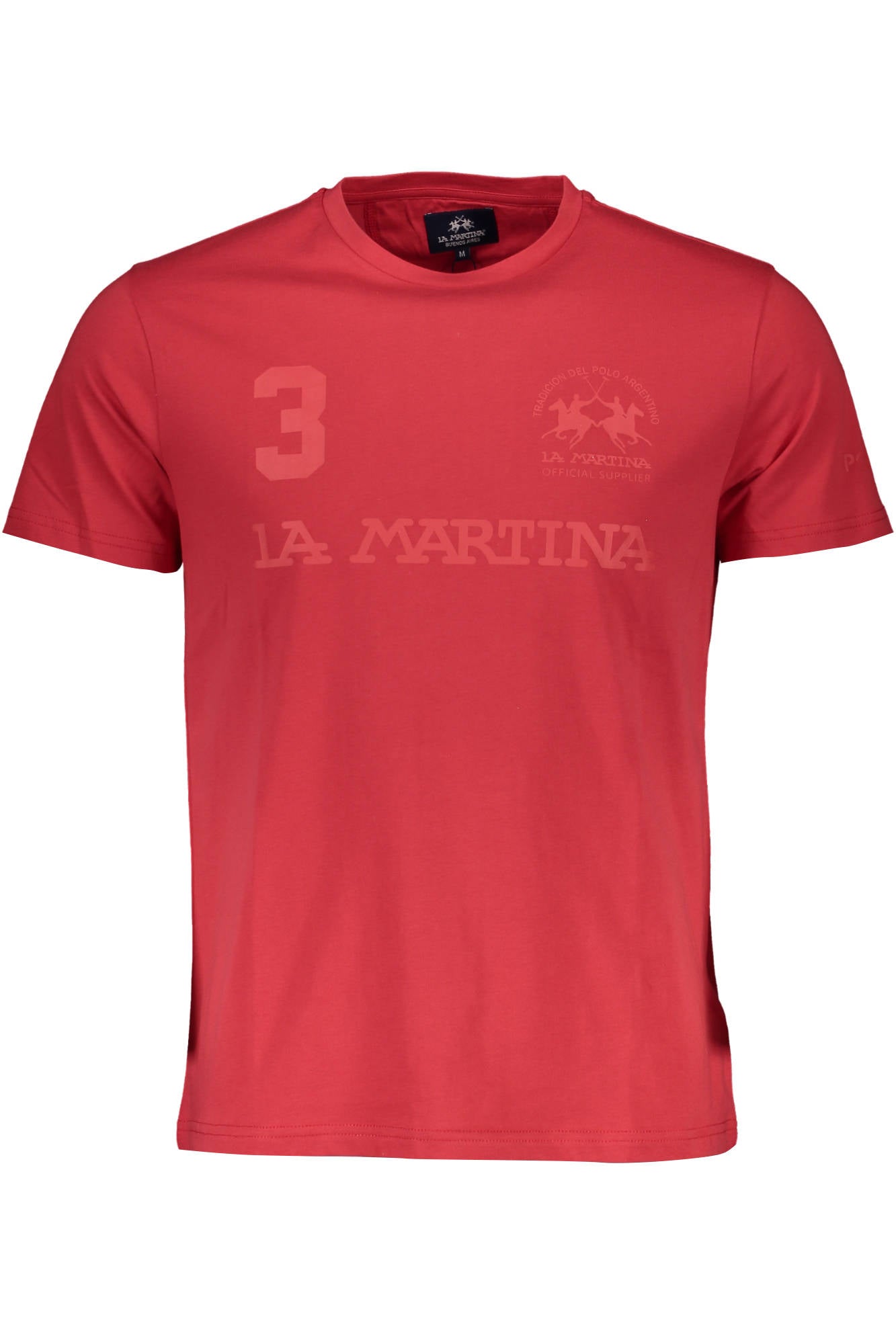 LA MARTINA RED MAN ТЕНИСКА С КЪС РЪКАВ