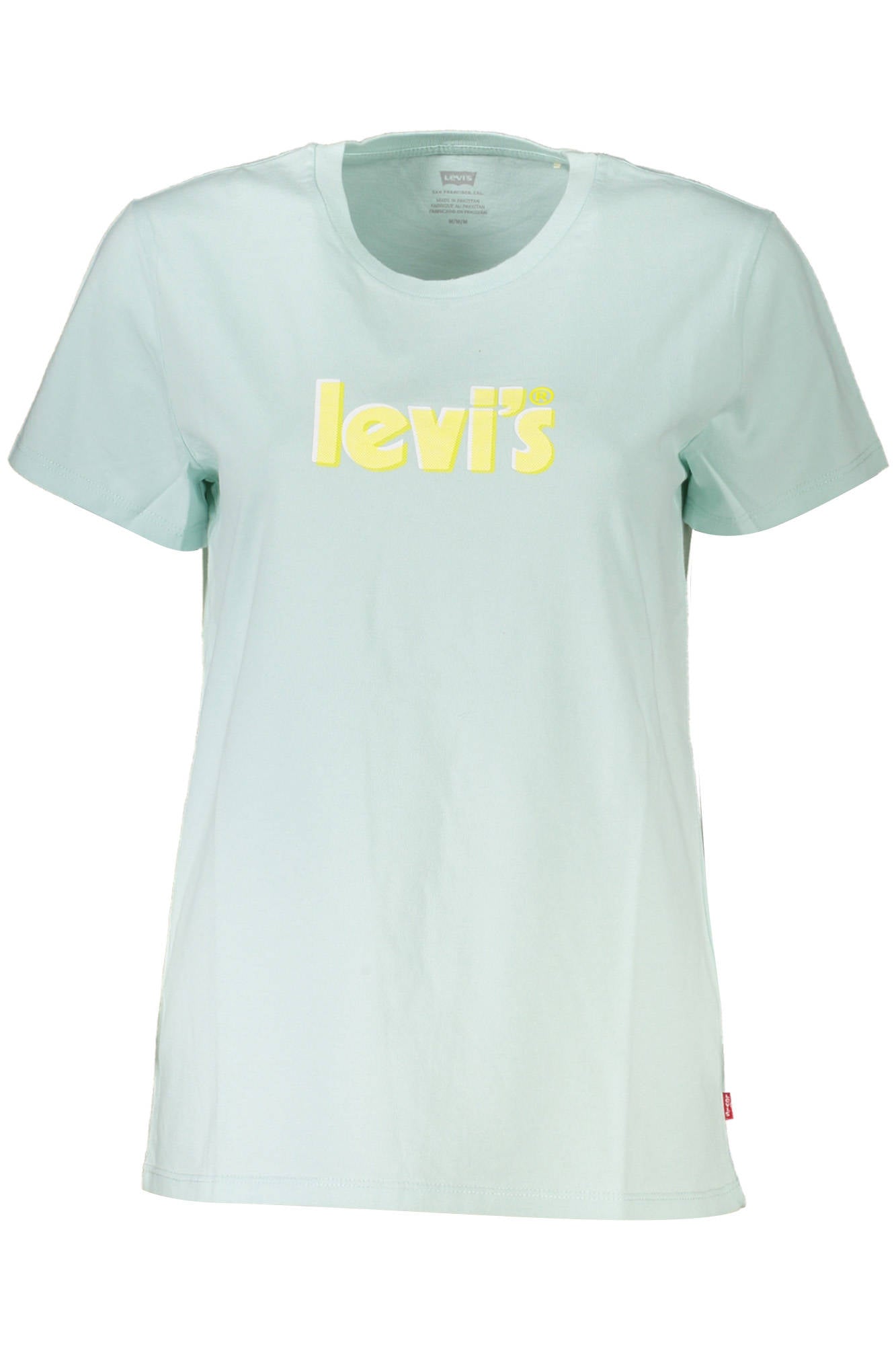 СВЕТЛО СИНЯ ДАМСКА ТЕНИСКА С КЪС РЪКАВ LEVI'S-0