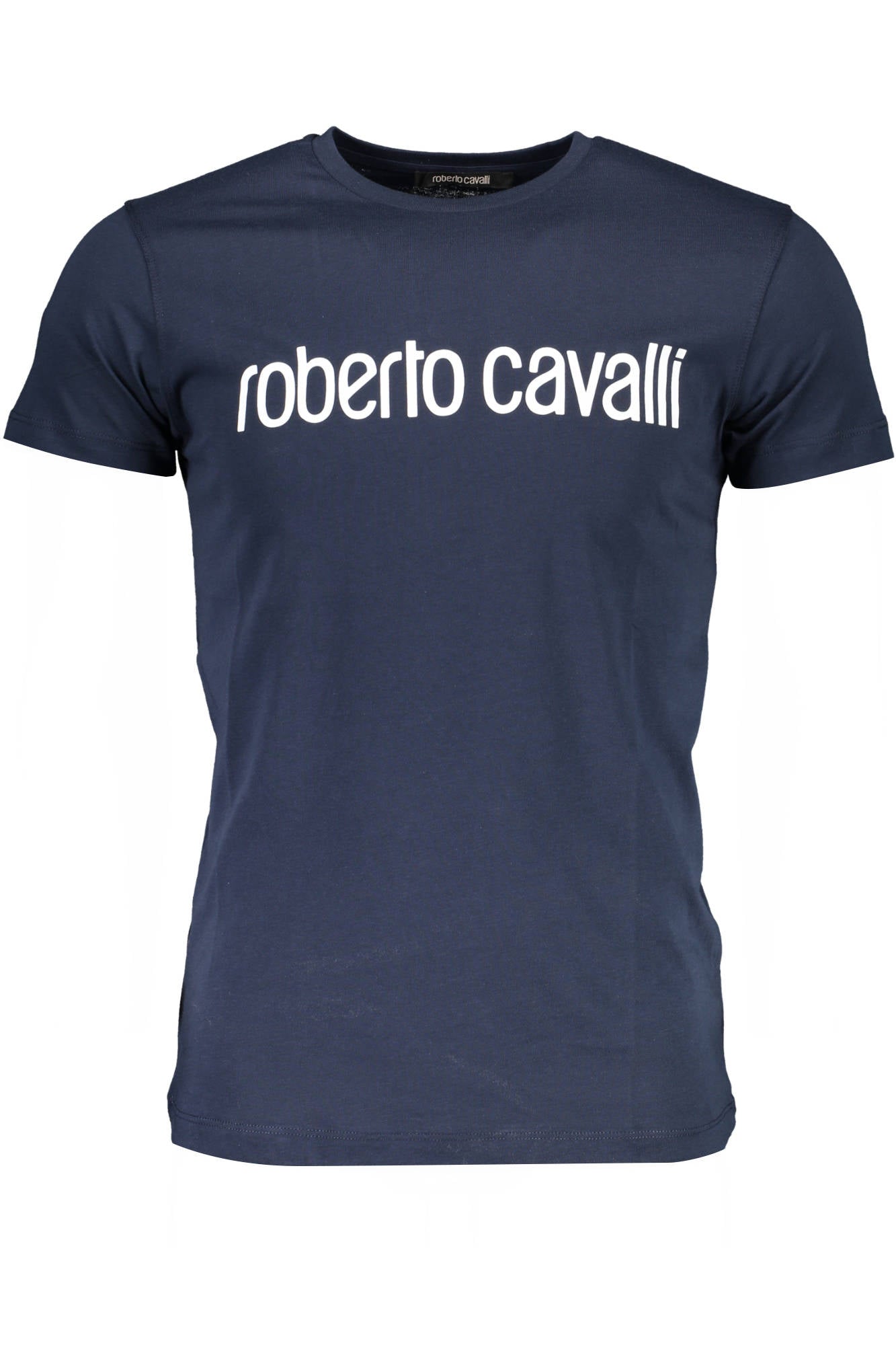 ROBERTO CAVALLI МЪЖКА ТЕНИСКА С КЪС РЪКАВ СИНЯ