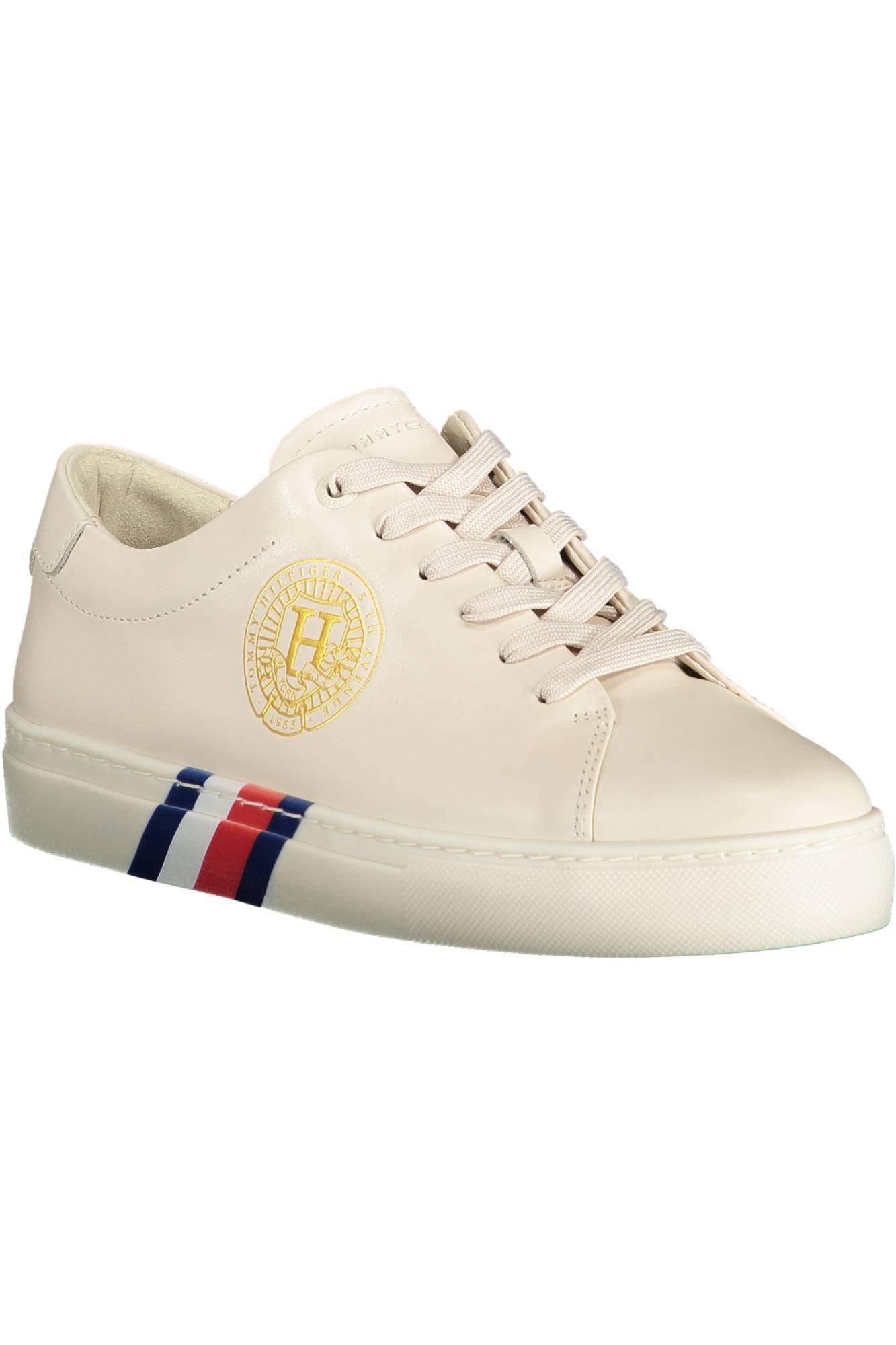 ДАМСКИ БЕЖОВ СПОРТНИ ОБУВКИ TOMMY HILFIGER