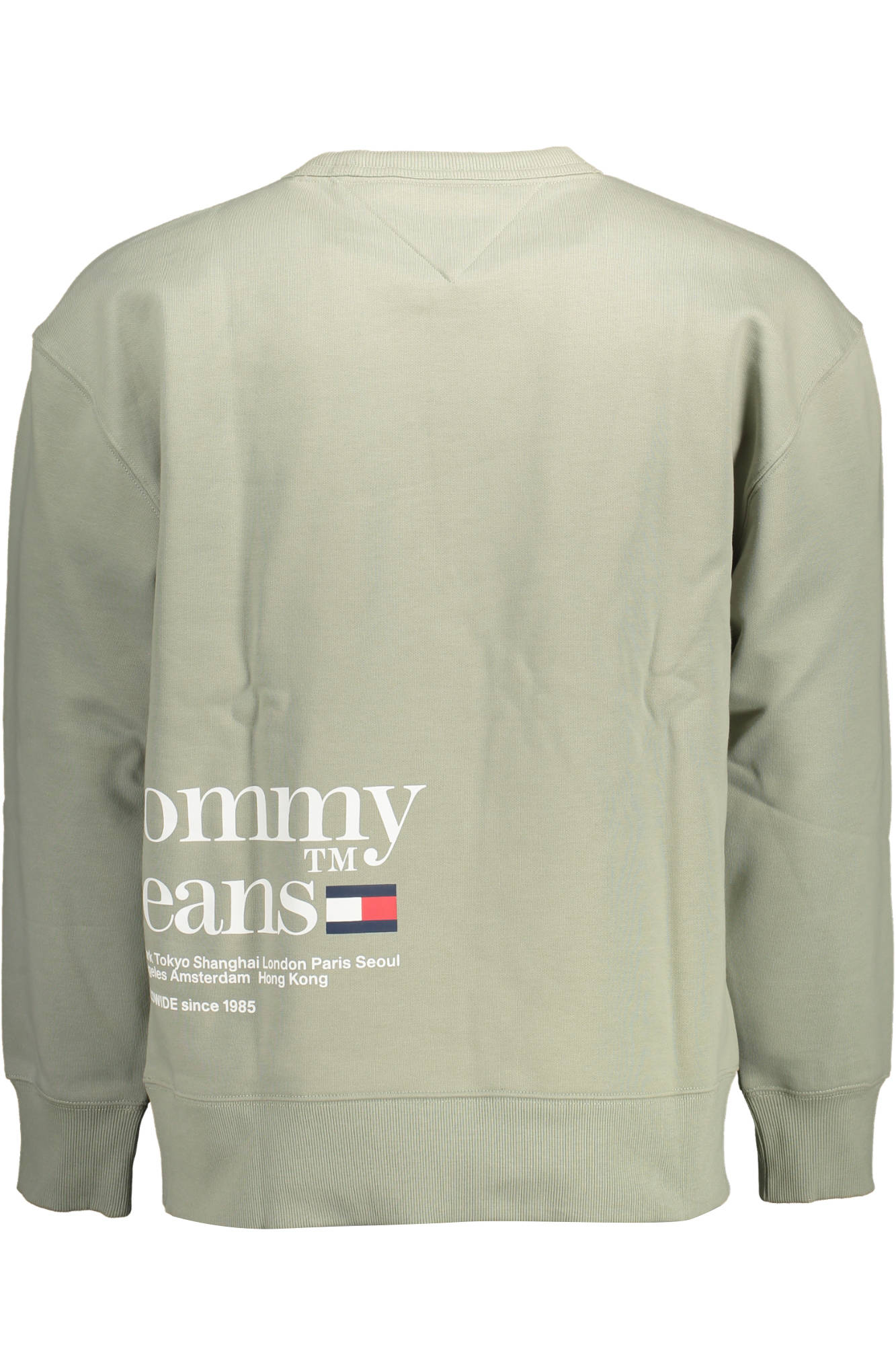 TOMMY HILFIGER СУИТШЪР БЕЗ ЦИП МЪЖКИ ЗЕЛЕН