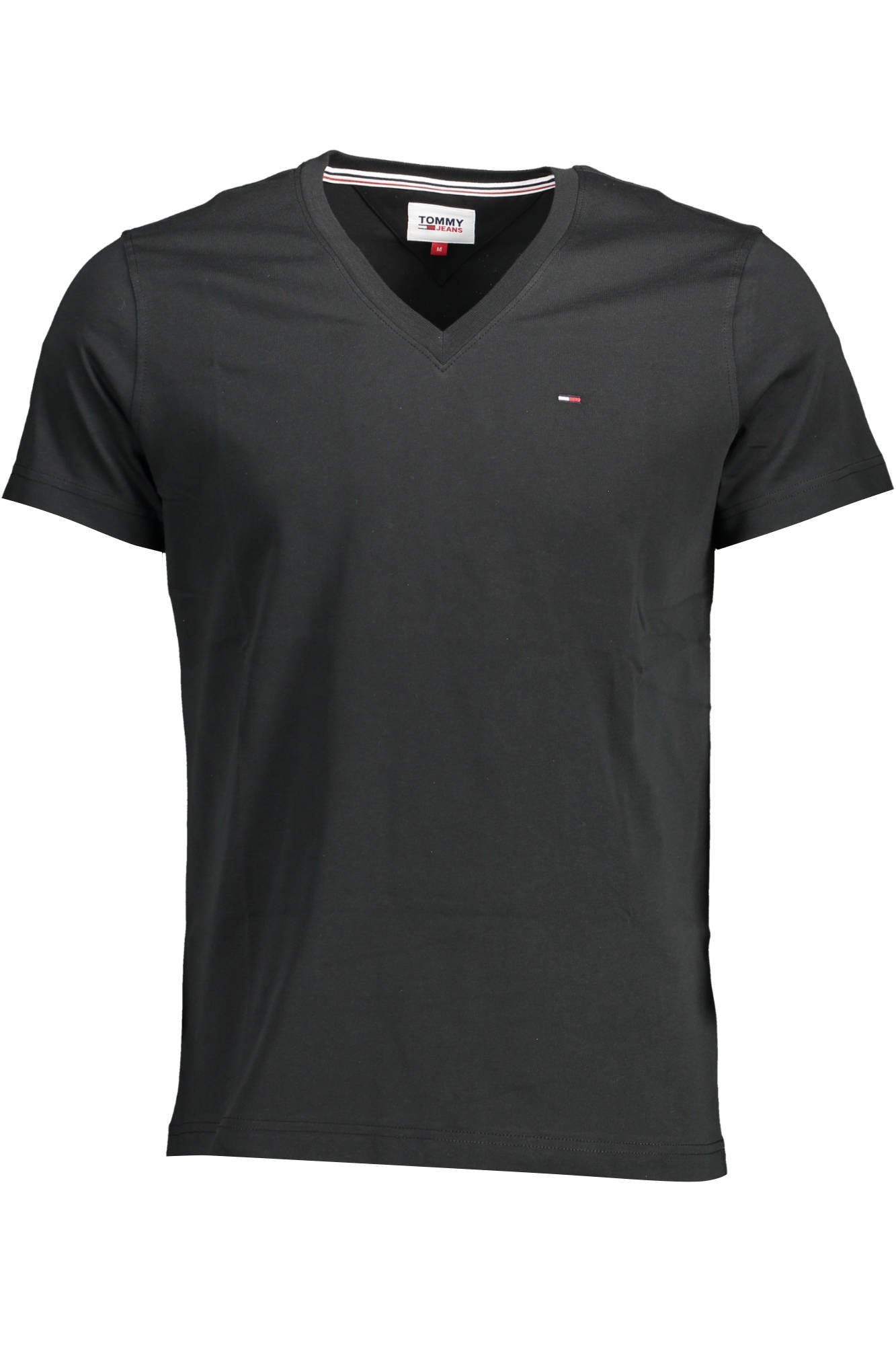 TOMMY HILFIGER МЪЖКА ТЕНИСКА С КЪС РЪКАВ ЧЕРНА-0
