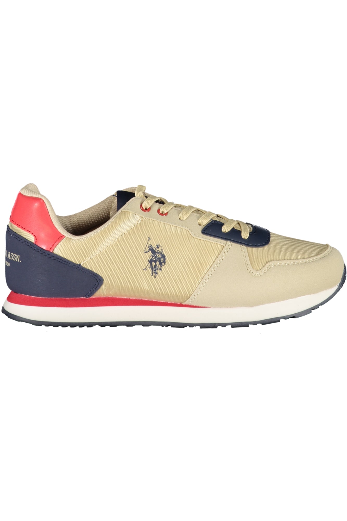 US POLO ASSN. БЕЖОВИ ДЕТСКИ СПОРТНИ ОБУВКИ-0