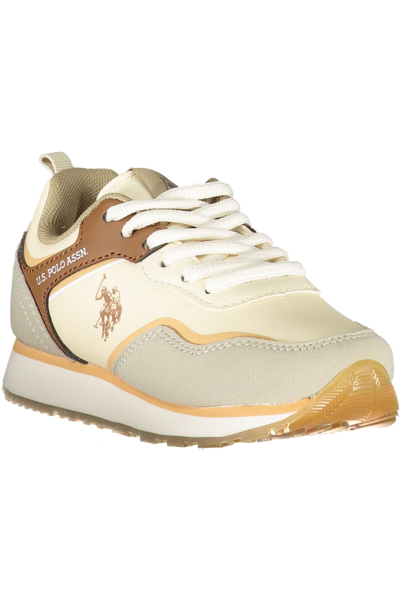 US POLO ASSN. БЕЖОВИ ДЕТСКИ СПОРТНИ ОБУВКИ-1