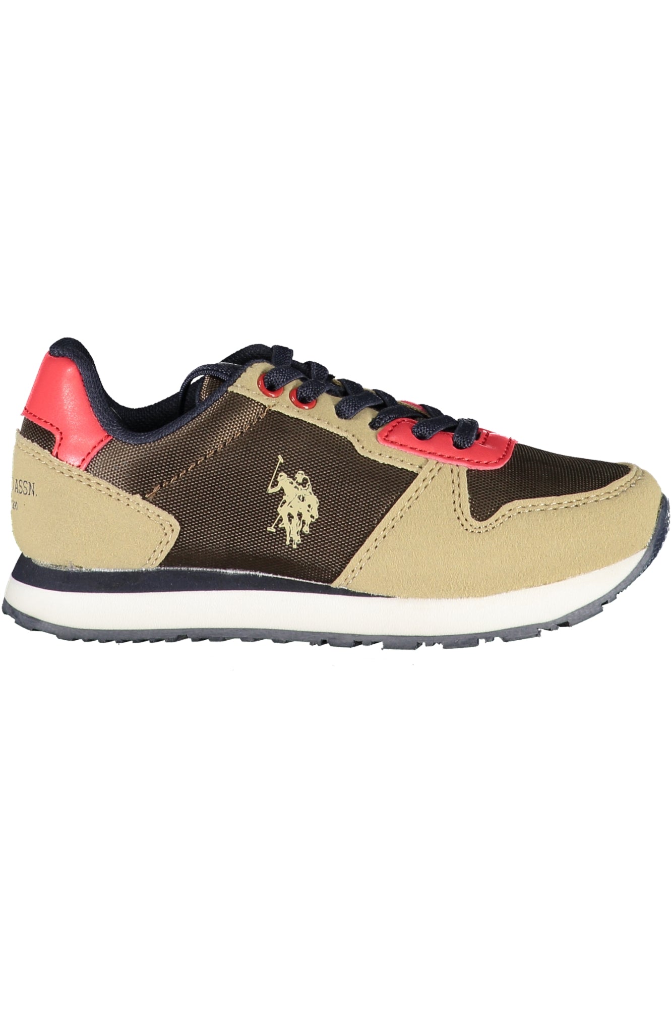 US POLO ASSN. КАФЯВИ ДЕТСКИ СПОРТНИ ОБУВКИ-0