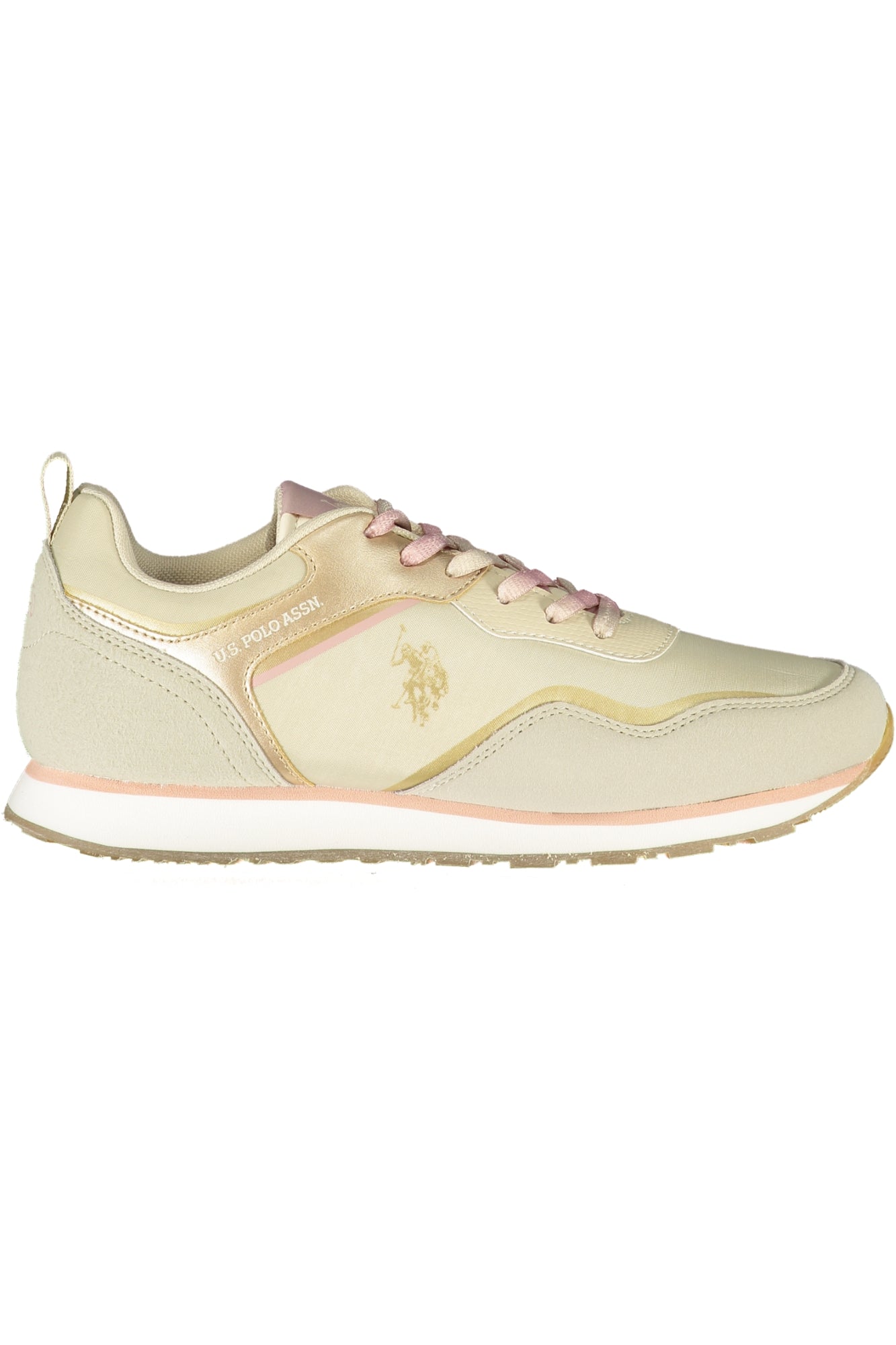 US POLO ASSN. БЕЖОВИ ДАМСКИ СПОРТНИ ОБУВКИ-0