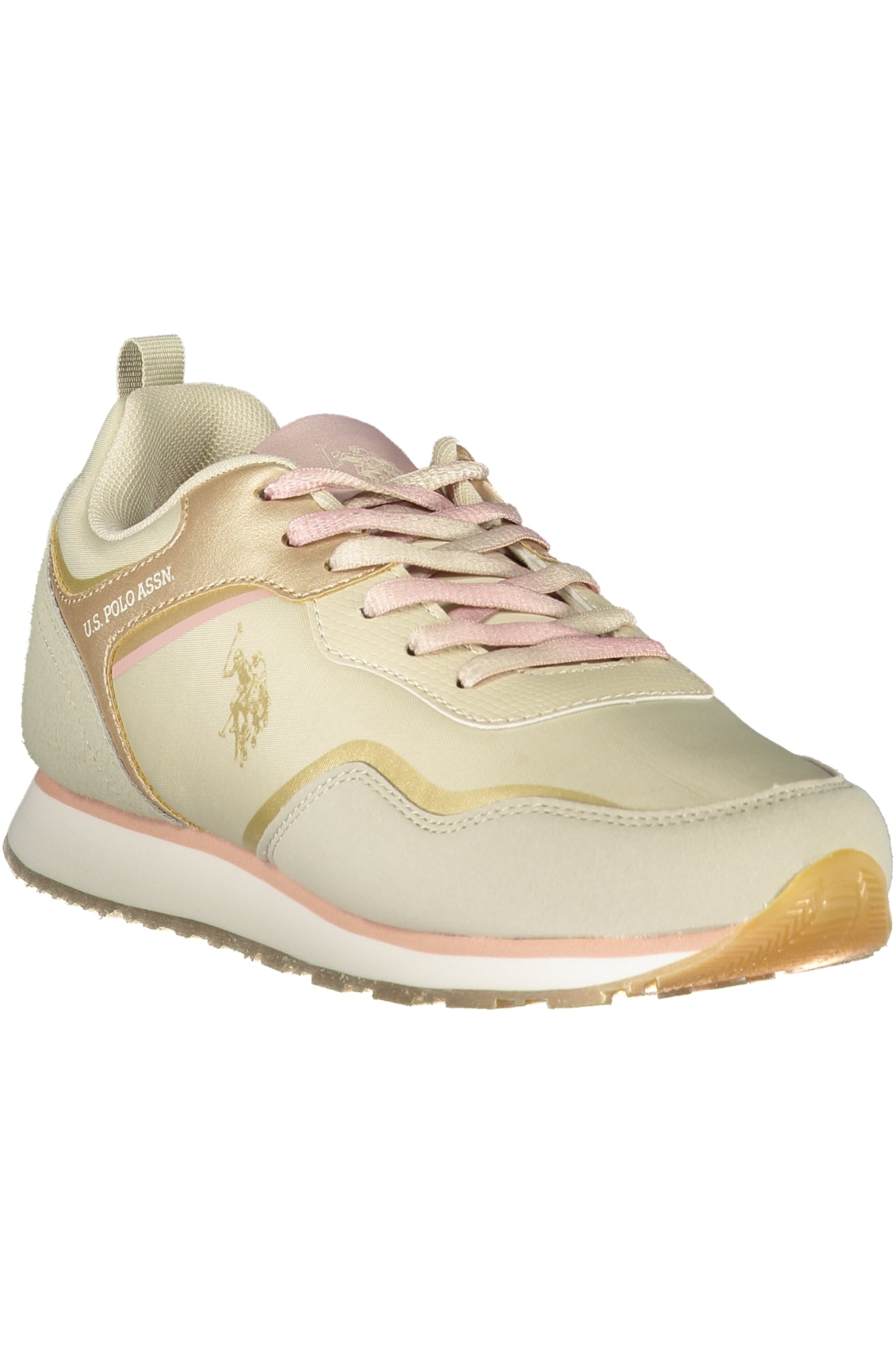 US POLO ASSN. БЕЖОВИ ДАМСКИ СПОРТНИ ОБУВКИ-2