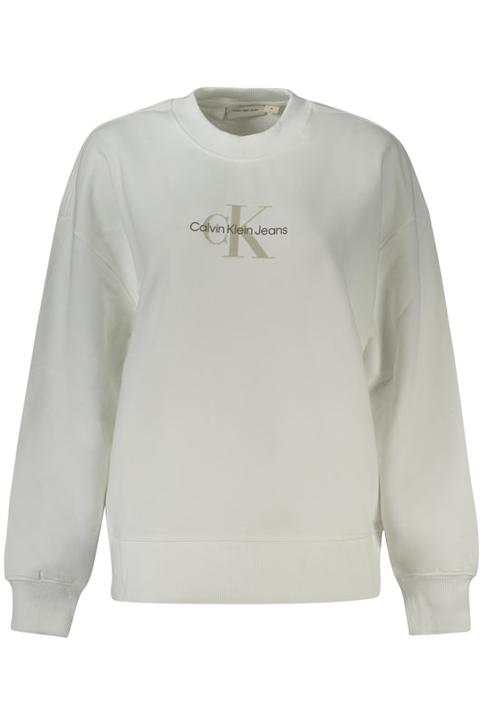 CALVIN KLEIN СУИТШЪР БЕЗ ЦИП ДАМСКИ БЯЛ-0