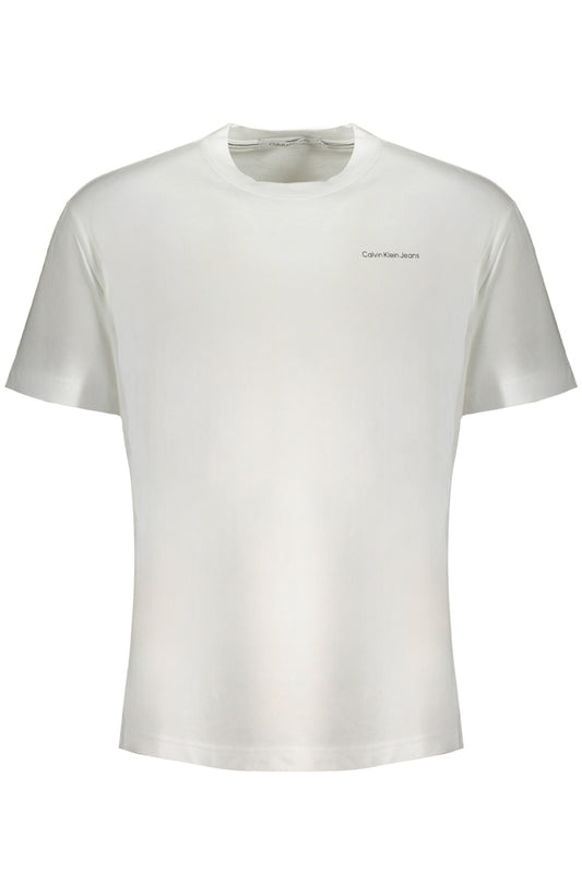 CALVIN KLEIN МЪЖКА ТЕНИСКА С КЪС РЪКАВ БЯЛА-0