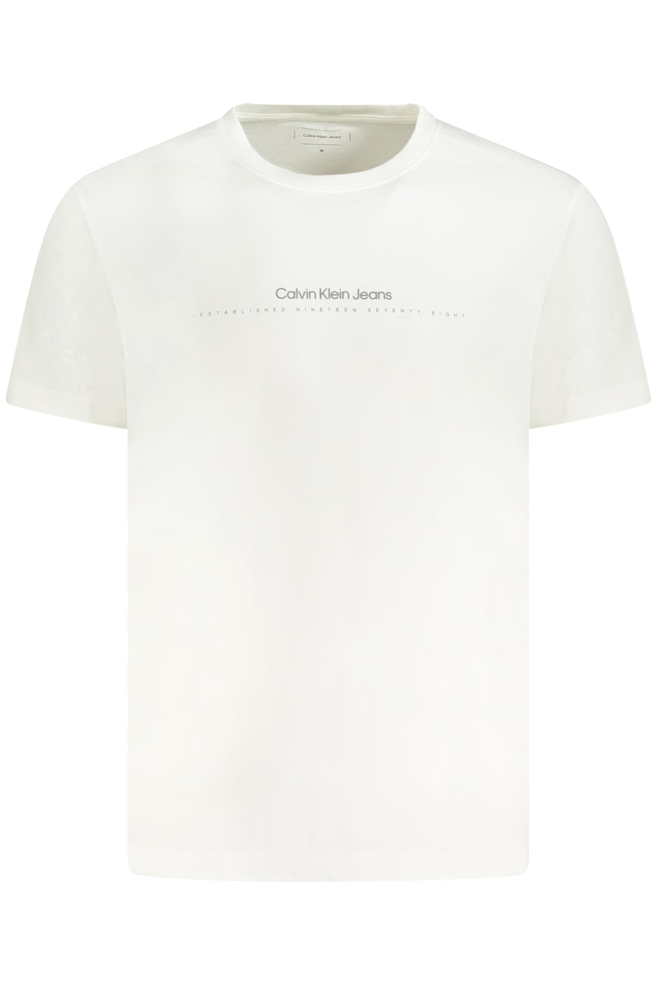 CALVIN KLEIN МЪЖКА ТЕНИСКА С КЪС РЪКАВ БЯЛА-0