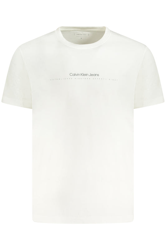 CALVIN KLEIN МЪЖКА ТЕНИСКА С КЪС РЪКАВ БЯЛА-0