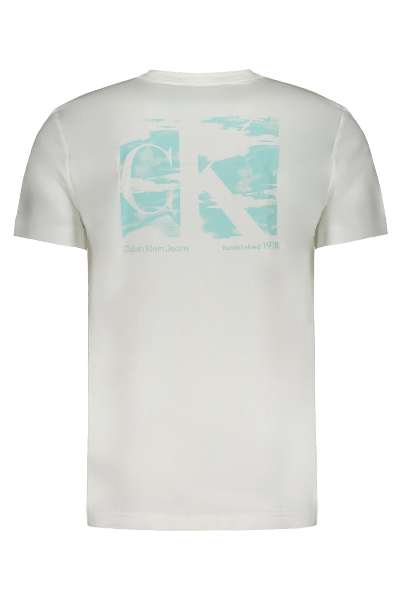 CALVIN KLEIN МЪЖКА ТЕНИСКА С КЪС РЪКАВ БЯЛА-1