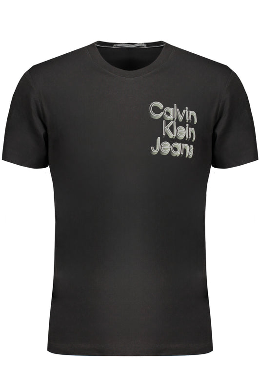 CALVIN KLEIN МЪЖКА ТЕНИСКА С КЪС РЪКАВ ЧЕРНА-0