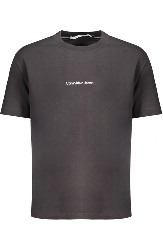 CALVIN KLEIN МЪЖКА ТЕНИСКА С КЪС РЪКАВ ЧЕРНА-0