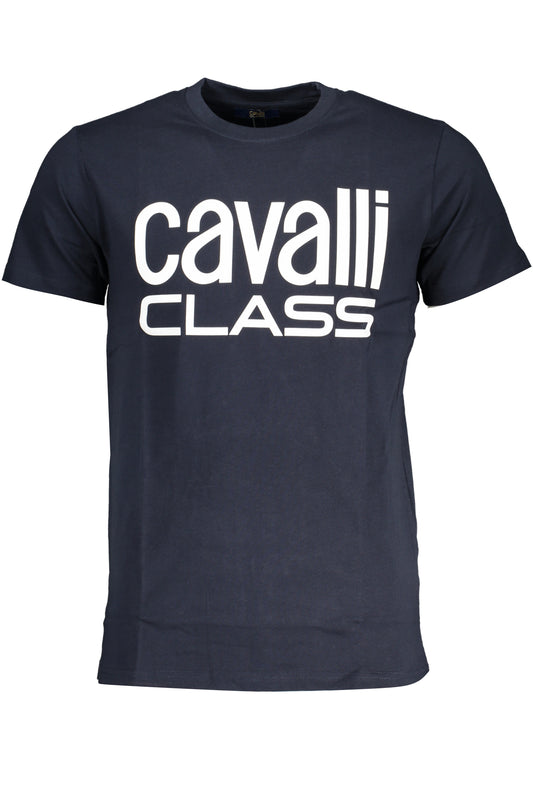 МЪЖКА ТЕНИСКА С КЪС РЪКАВ CAVALLI CLASS СИНЯ-0