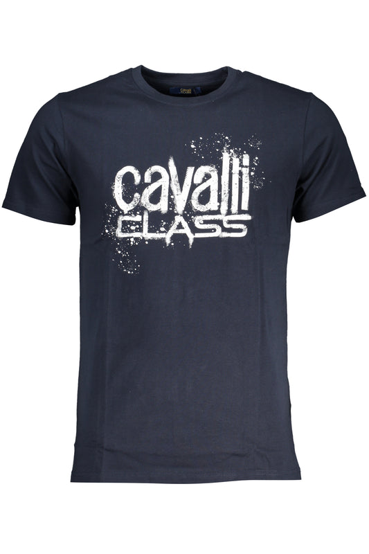 МЪЖКА ТЕНИСКА С КЪС РЪКАВ CAVALLI CLASS СИНЯ-0
