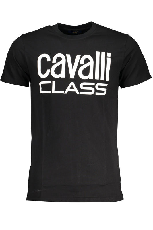 МЪЖКА ТЕНИСКА С КЪС РЪКАВ CAVALLI CLASS ЧЕРНА-0