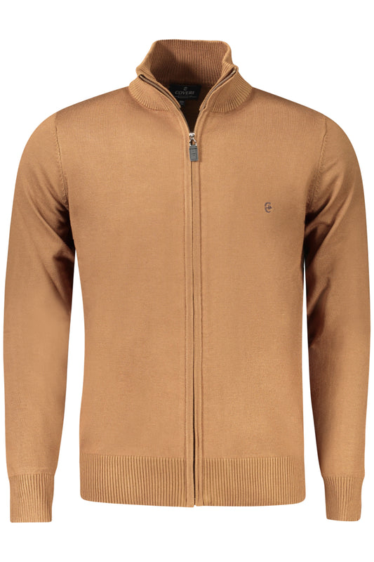 COVERI MOVING CARDIGAN MEN BROWN-0