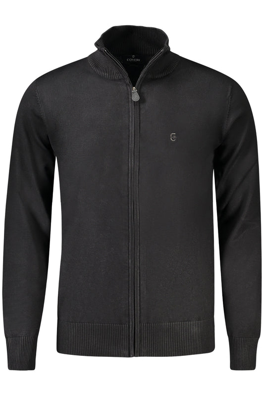 COVERI MOVING CARDIGAN MEN BLACK-0