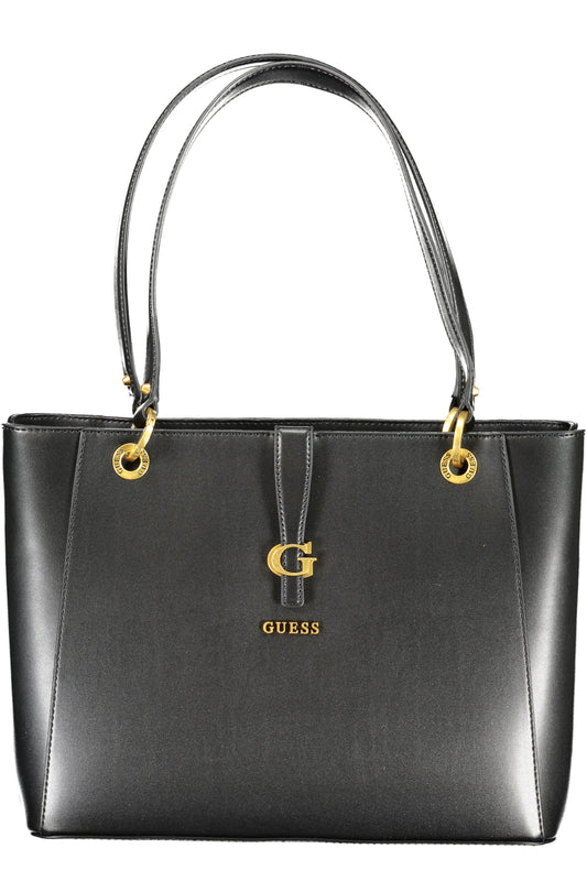 GUESS JEANS ЧЕРНА ДАМСКА ЧАНТА-0